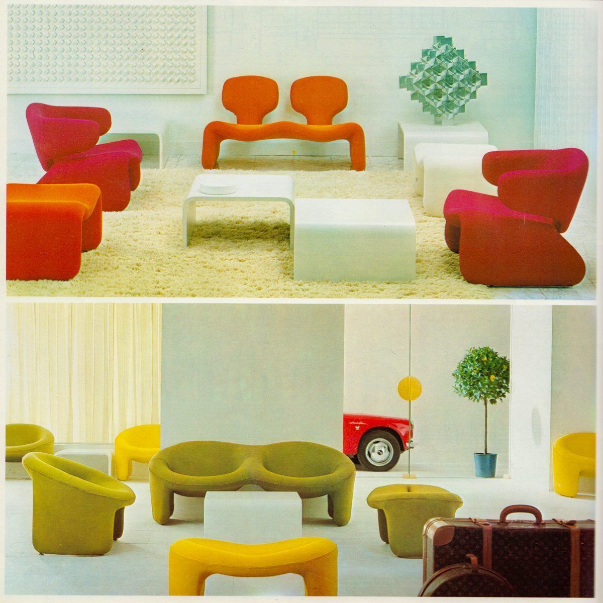 Olivier Mourgue, Montreal Armchairs, Airborne Ed., 1967 photo 12000.0