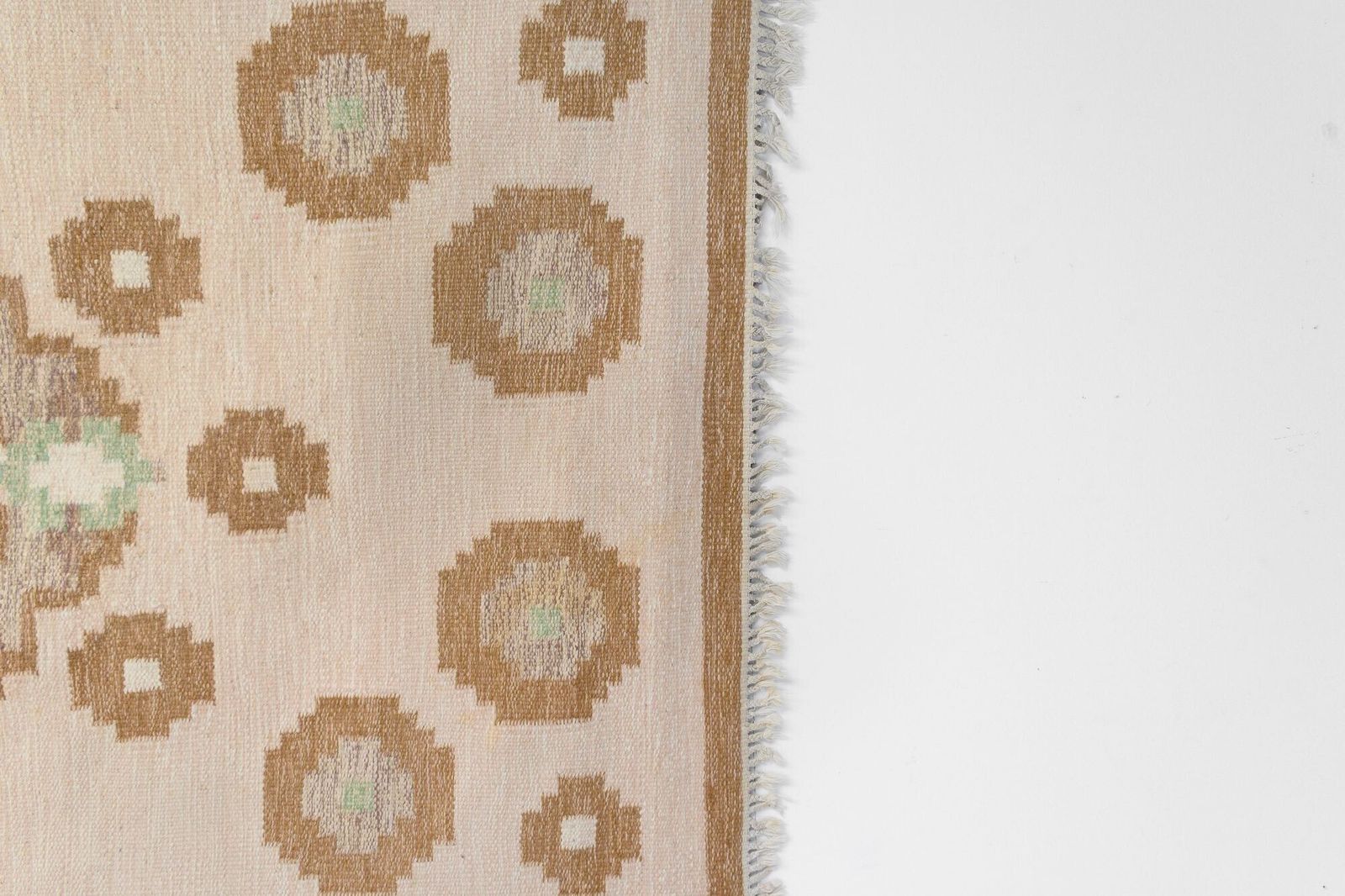Swedish Kilim Signed E photo 1296.0