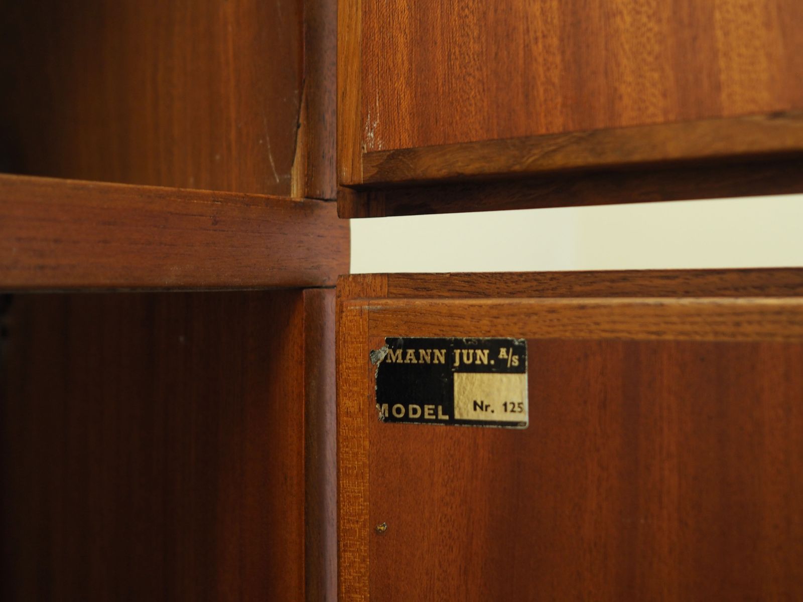Teak Wardrobe, Danish Design, 1970s, Manufacturer: Omann Jun photo vintage