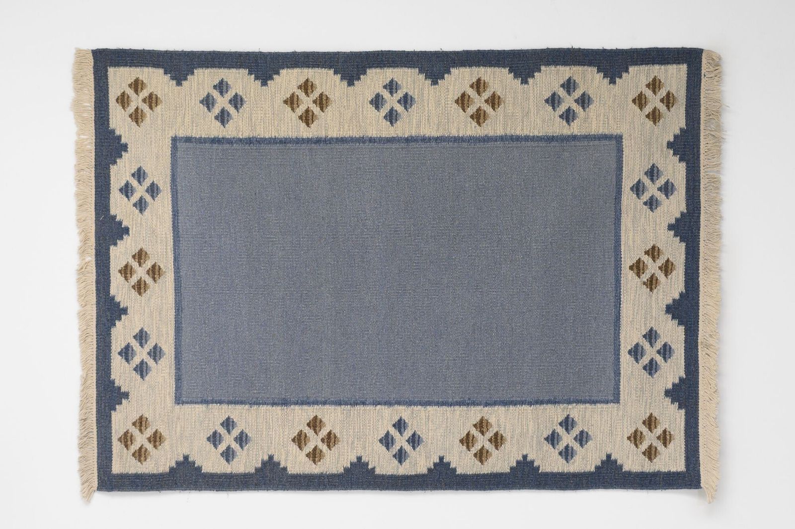 Diamond Edged Swedish Kilim