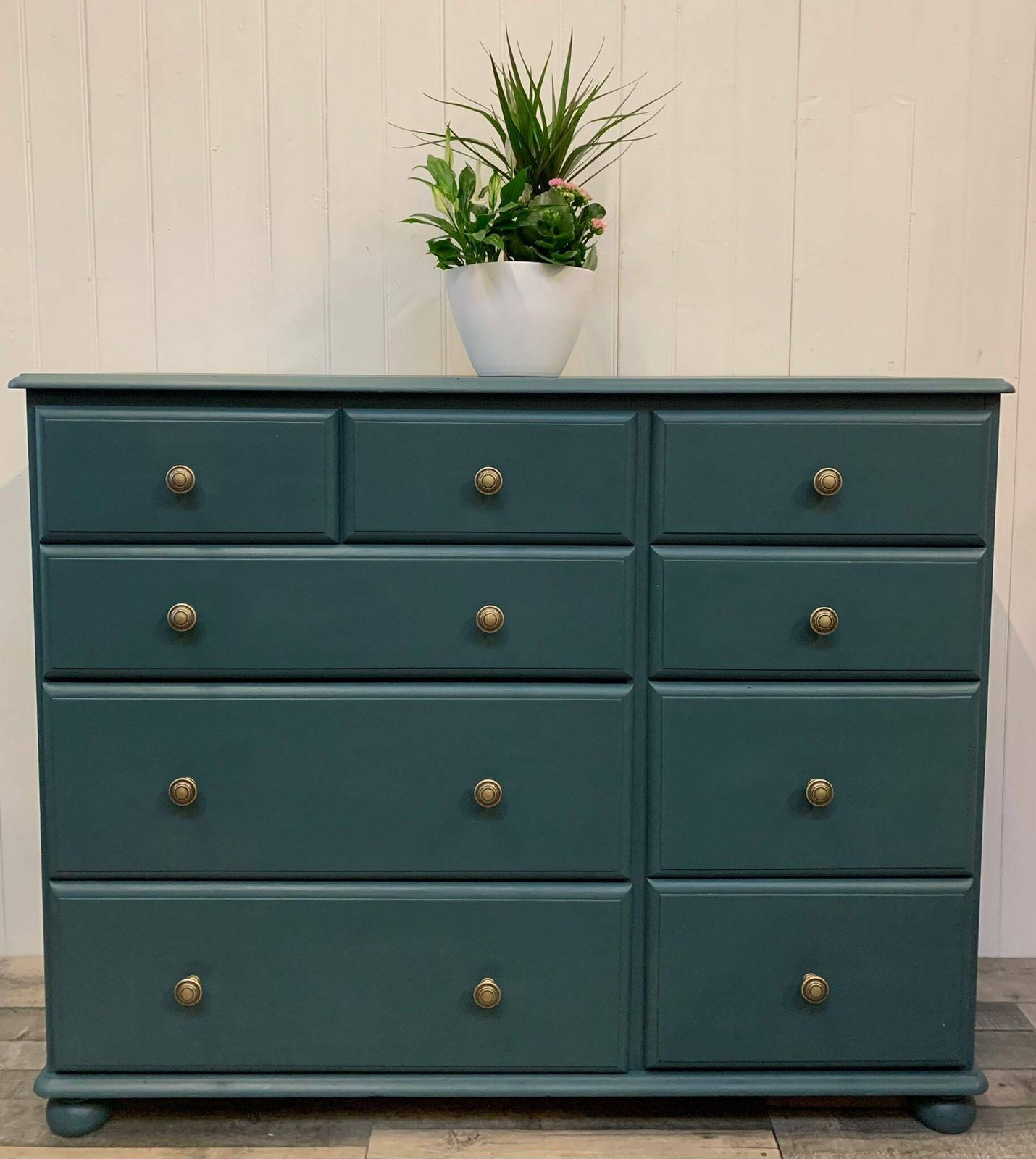 Professionally Hand Painted Mexican Corona Pine Merchants Chest Of Drawers Available In A Colour Of Your Choice photo Furniture