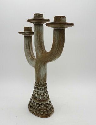 photo furniture Large Ceramic Sculptural Candleholder By Huguette Bessone Vallauris For Vallauris, 1950s