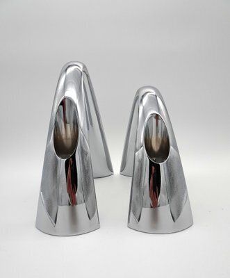 Home Decor Twillight Candlesticks By Steve Mcgugan For Stelton, Denmark, 2008, Set Of 2 photo