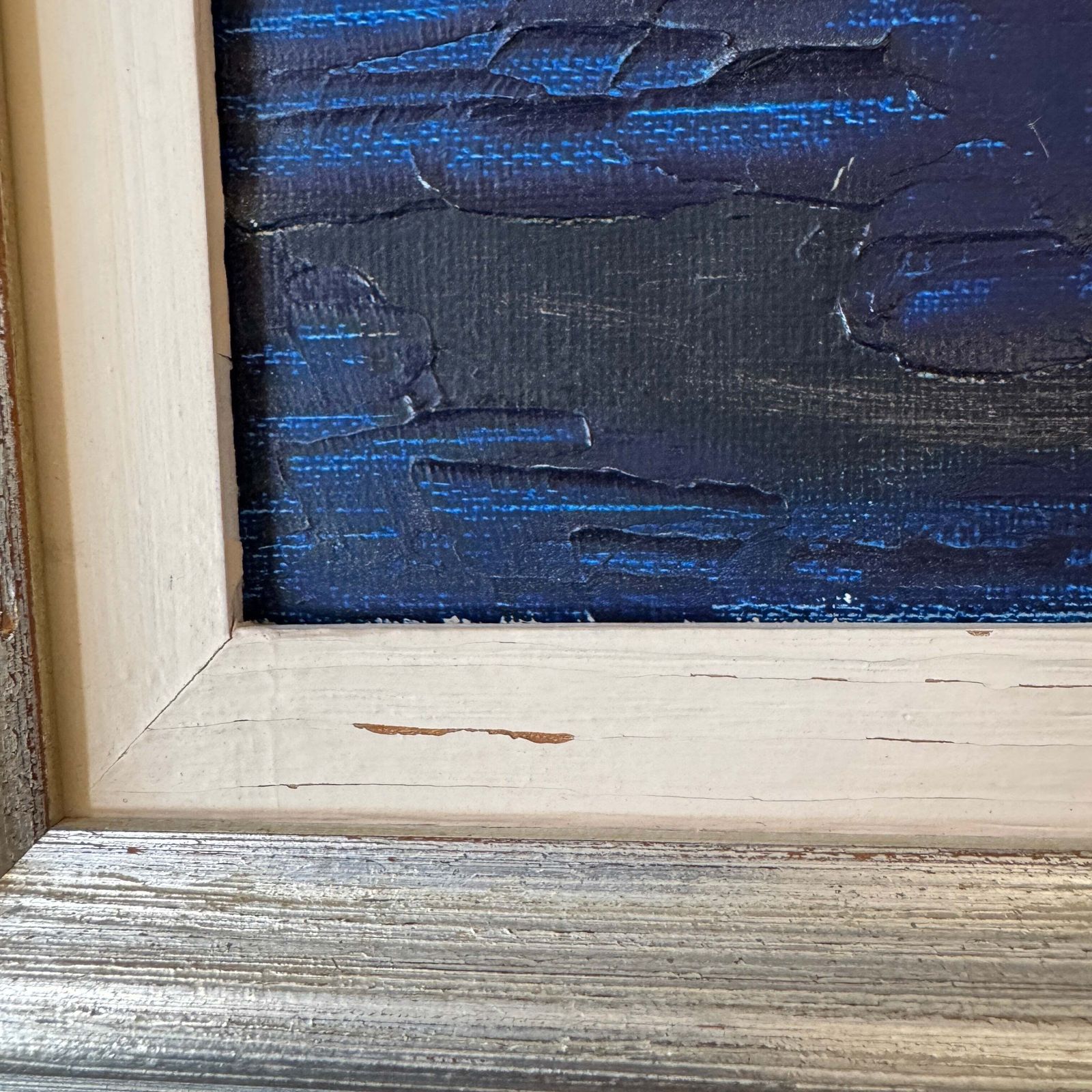 Moonlit Voyage. Vintage Swedish Oil Painting photo 113.0