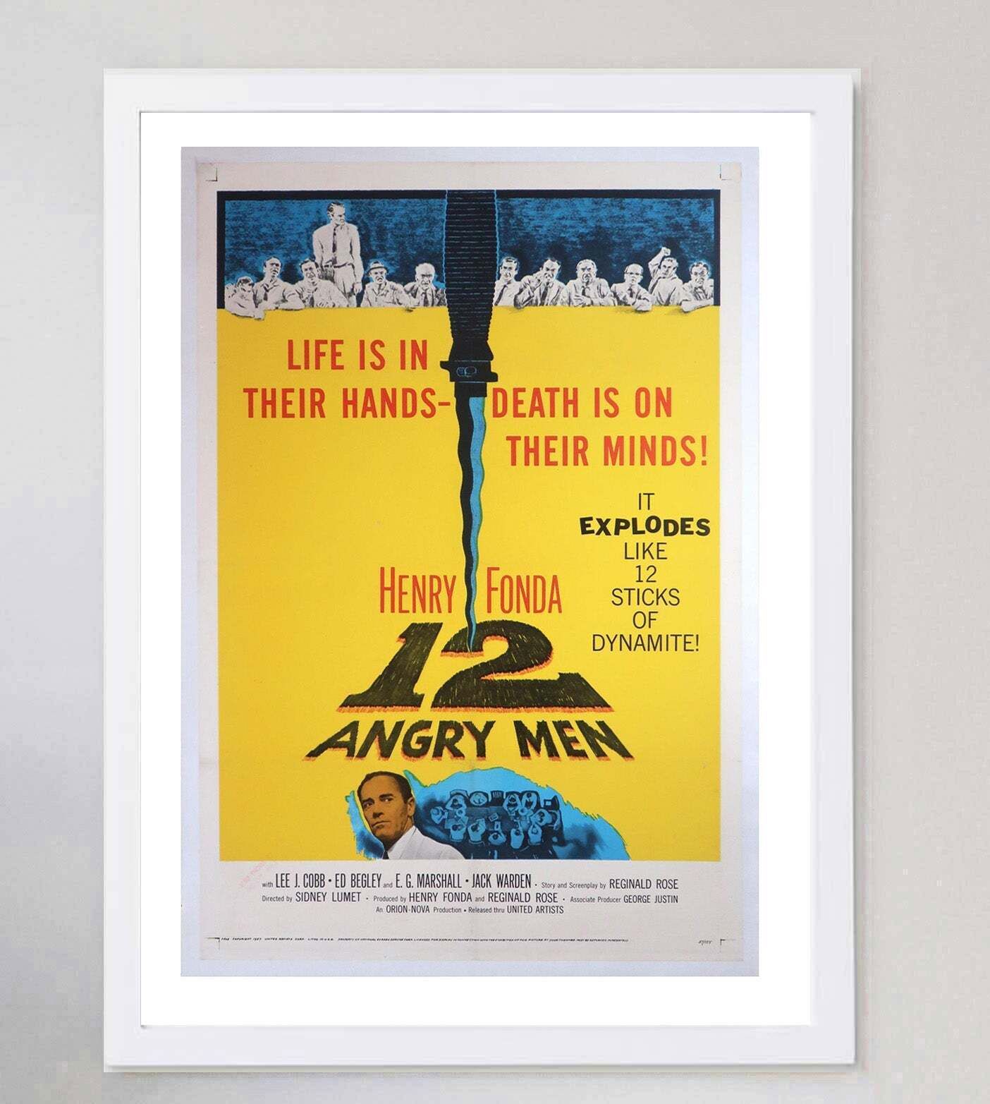 12 Angry Men,  Original Vintage Poster photo Art