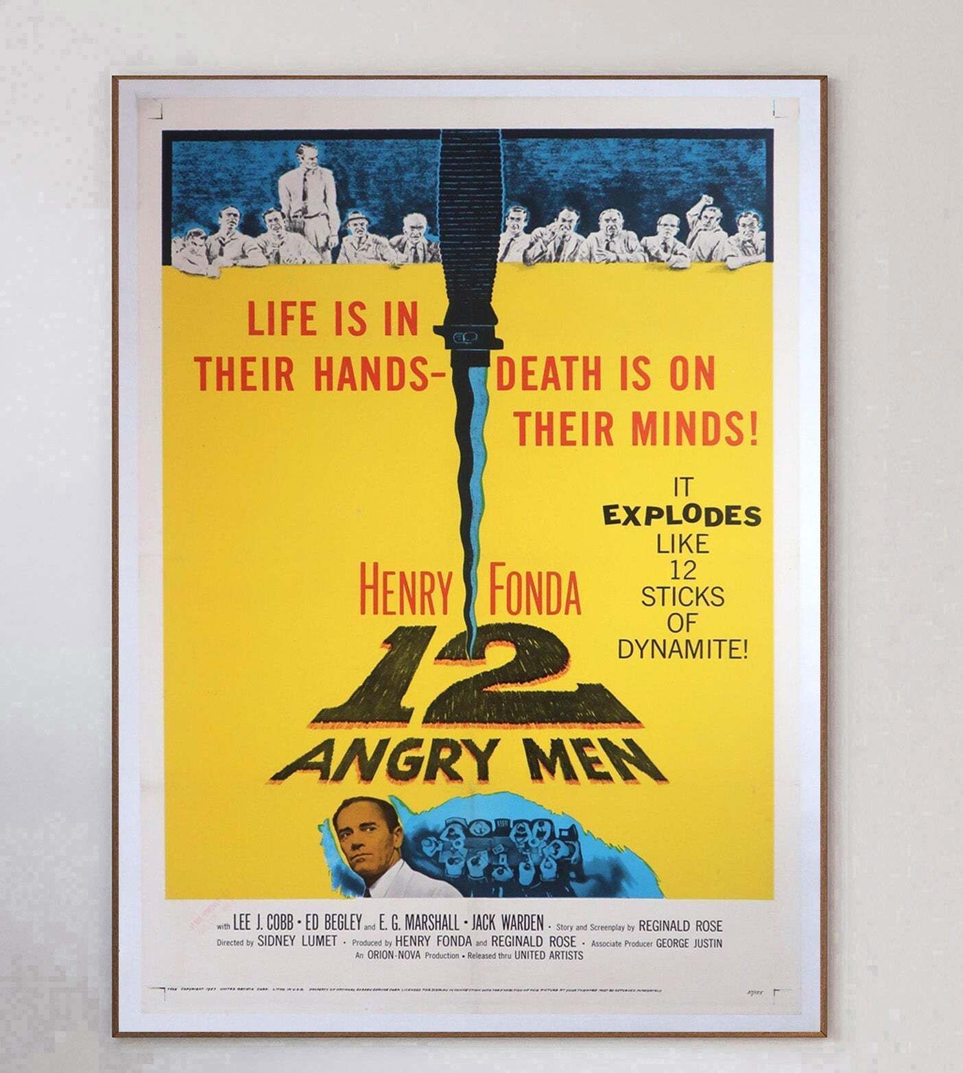 12 Angry Men,  Original Vintage Poster photo 2347.0
