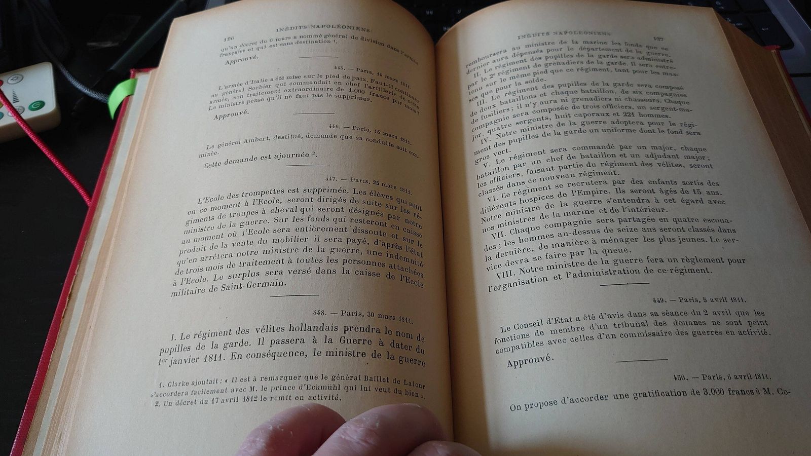 Inédits Napoléoniens. Edited By Arthur Chuquet [Unknown Binding] Napoleon I And Arthur Chuquet, In French photo vinterior