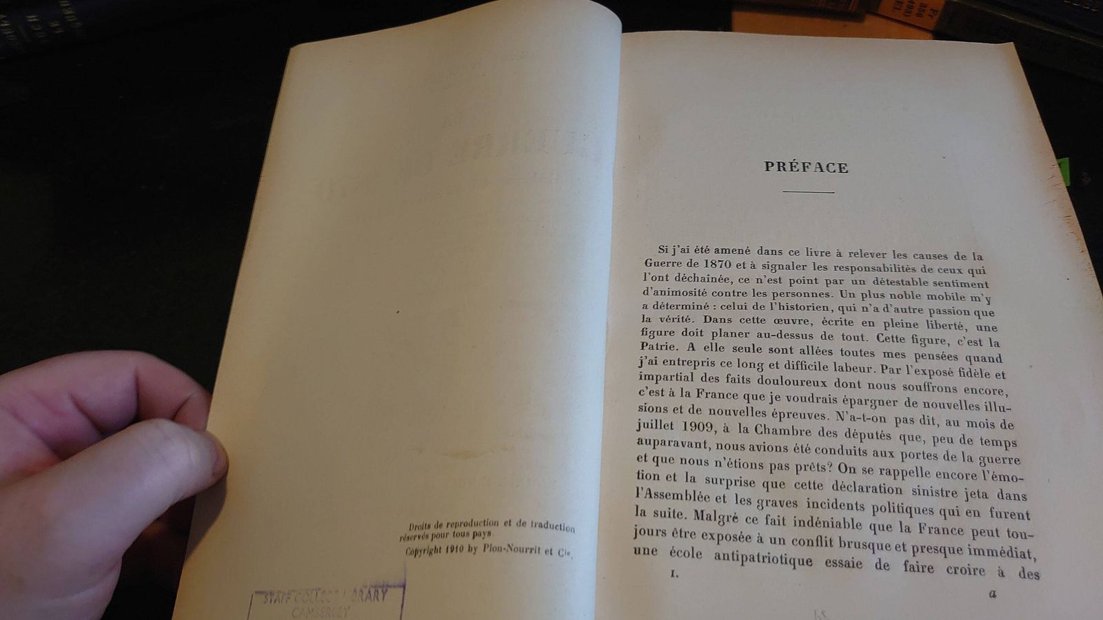 La Guerre De 1870 (Franco Prussian War)   Tomes (Volumes) I & II   Welschinger   Good To Very Good Condition   1911   In French photo Home Decor
