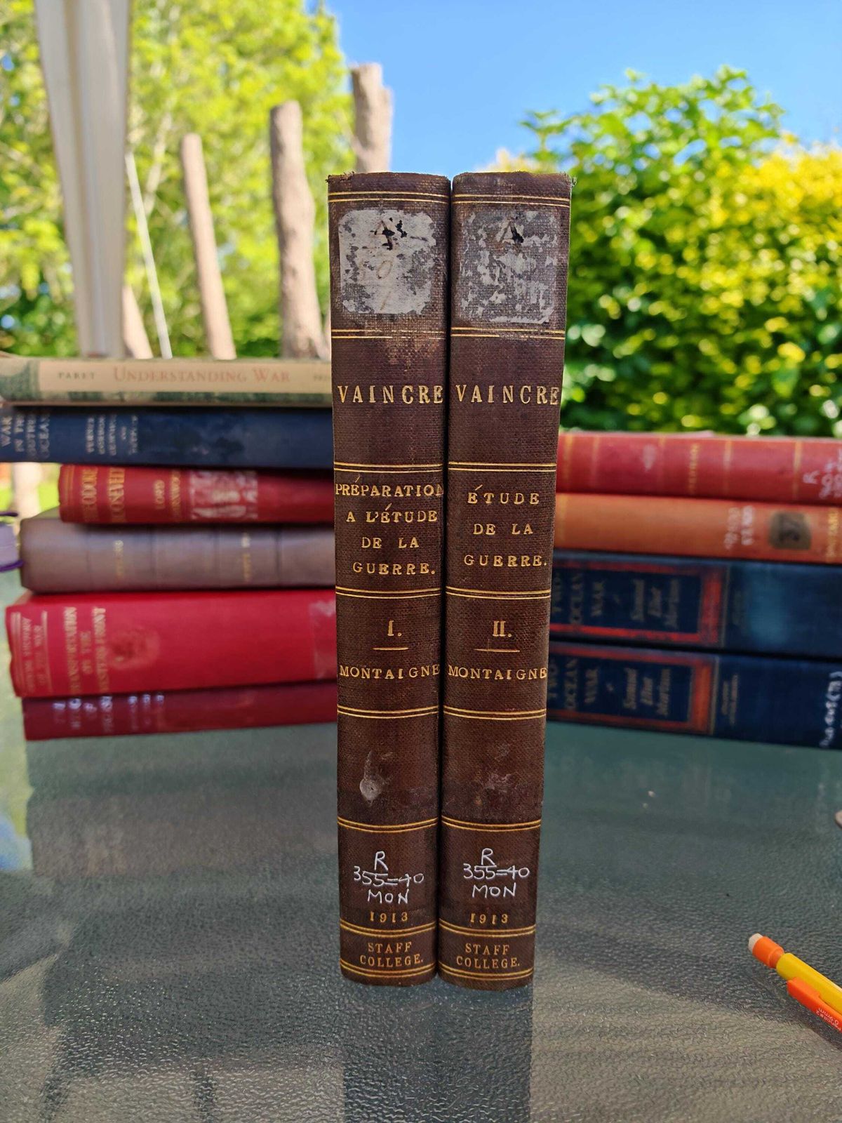 Preparation A L'etude De La Guerre And Etude De La Guerre   Vauban   Staff College Edition   1913   Rare Find, In French   Gd To V Good Cond photo furniture