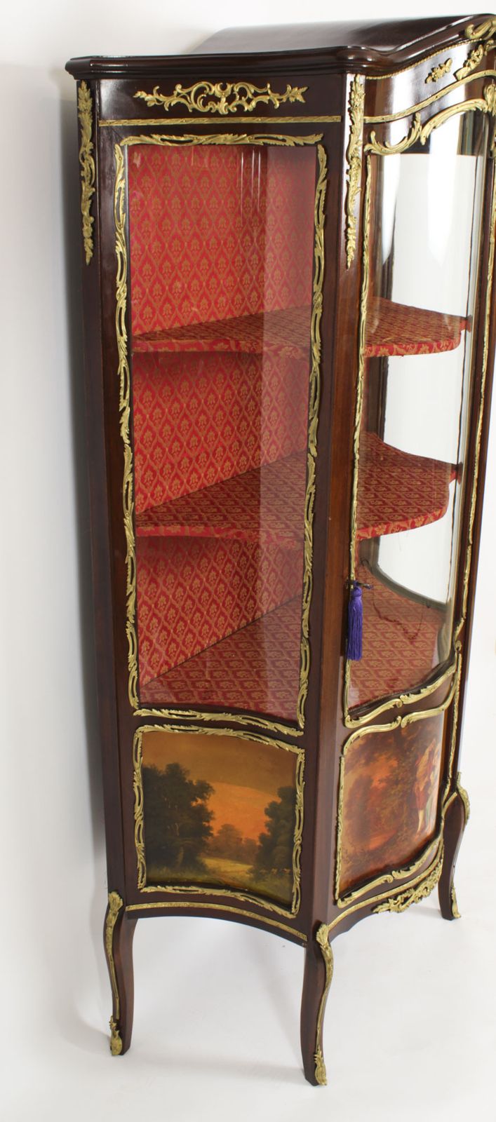 photo buy Antique French Vernis Martin Display Cabinet Vetrine Circa 1880 19th C