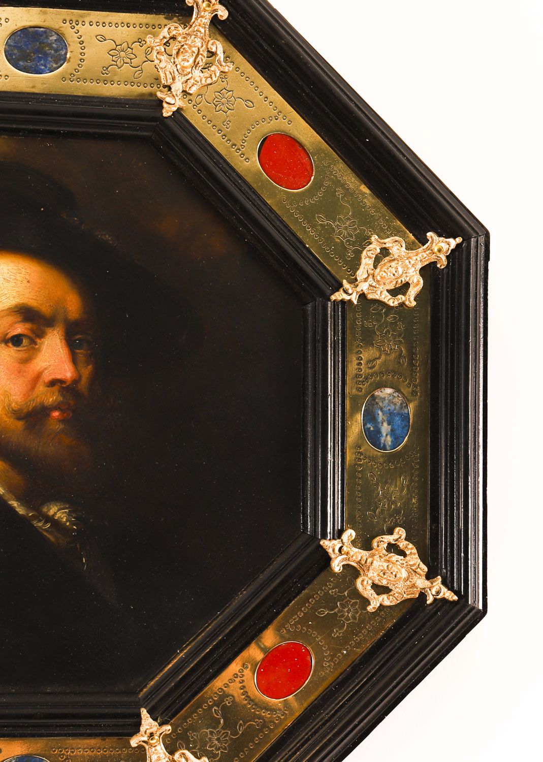 Antique Self Portrait Rubens By F. Flor For Flor & Findel 19th C photo vinterior