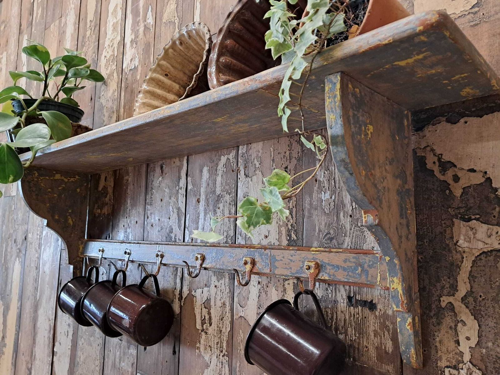 Rustic Kitchen Shelf