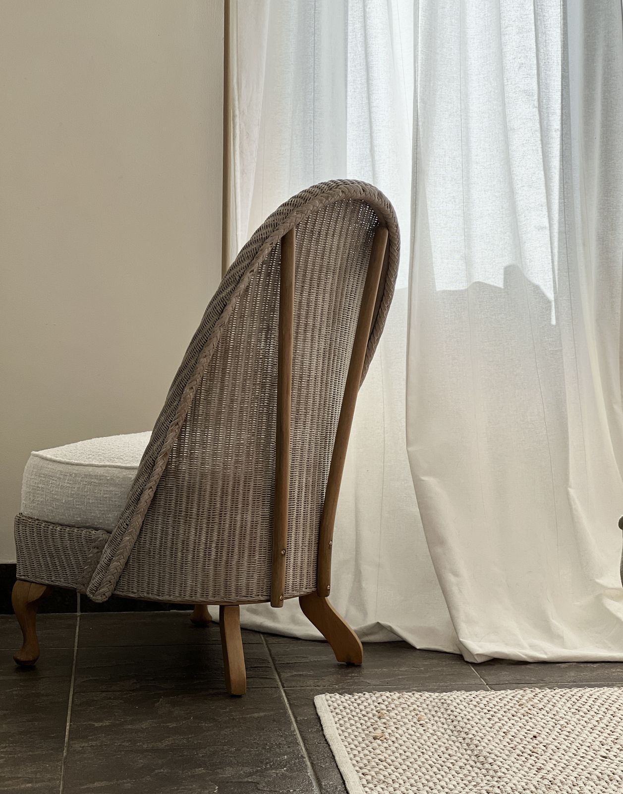 The Anita 'Lloyd Loom' Style Chair. photo vintage