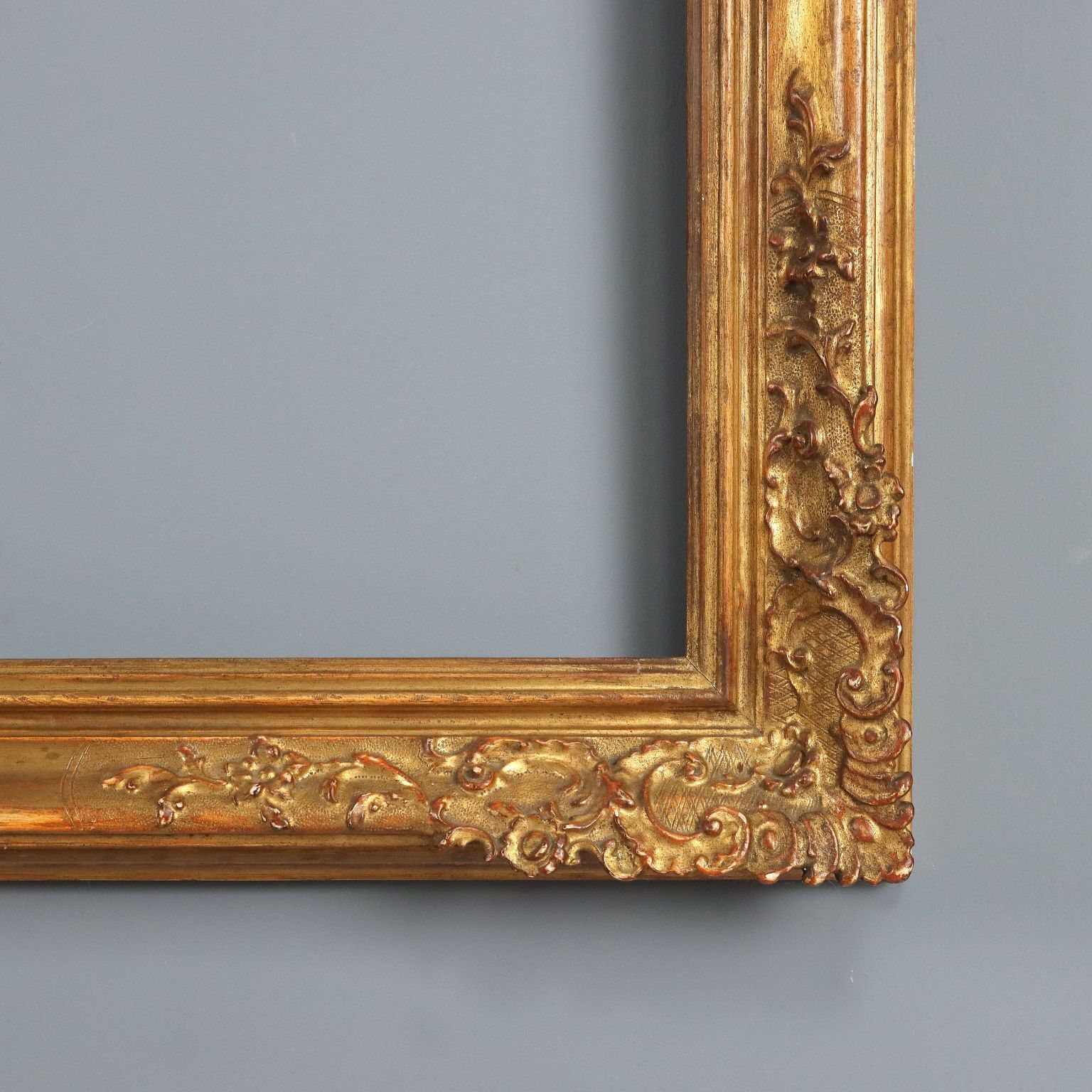 Antique Mirror Gilded Carved Wood Italy XX Century photo buy
