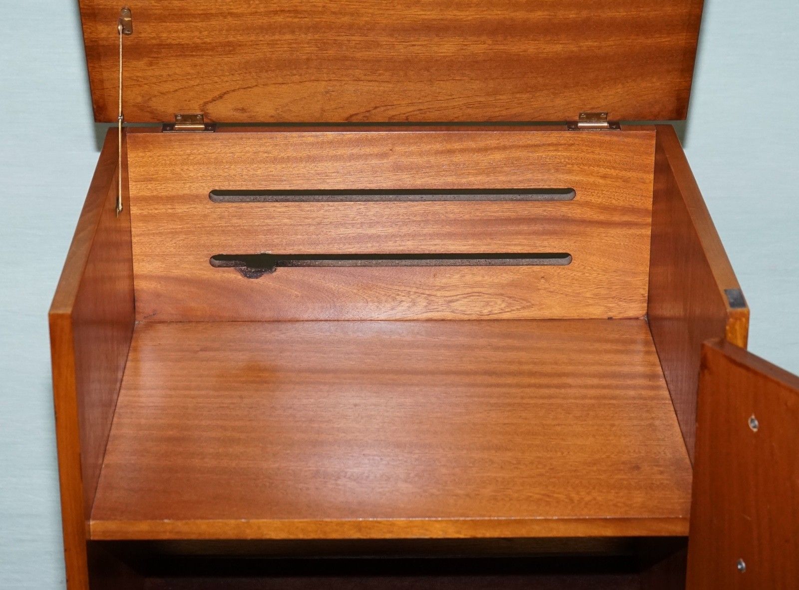 photo for sale Vintage Faux Chest Of Drawers Record Cabinet