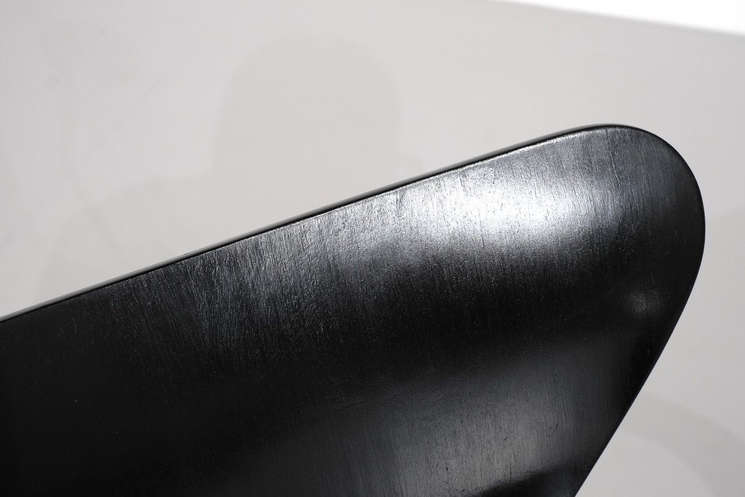 Chair Model " 3207 "In Wood By Arne Jacobsen For Fritz Hansen, Denmark 1955. photo 695.0