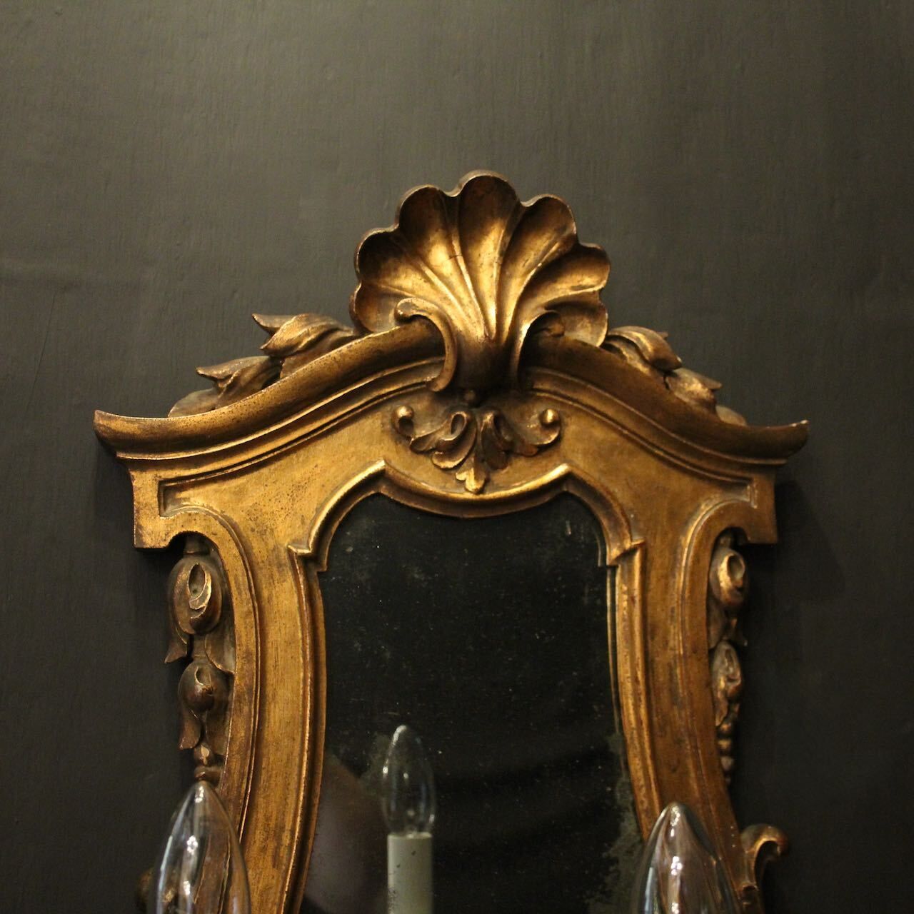 Florentine Pair Of Giltwood Antique Girandoles photo buy