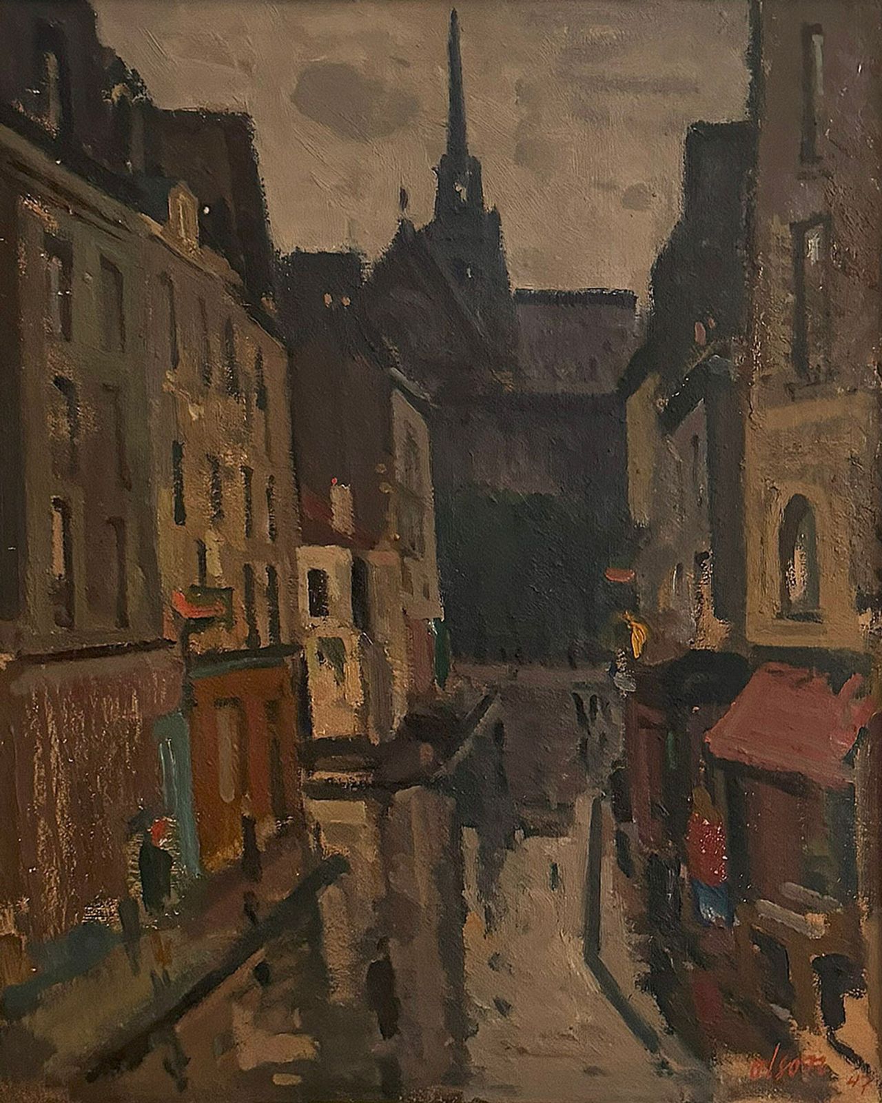 'Rue Du Haut Pavé, Paris, 1947' By Ove Olson photo furniture
