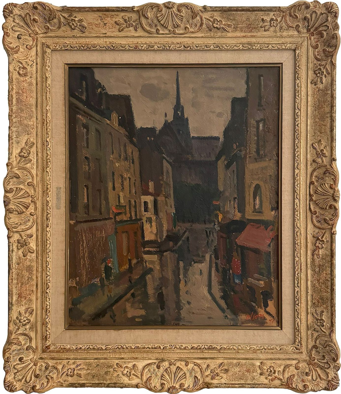 'Rue Du Haut Pavé, Paris, 1947' By Ove Olson