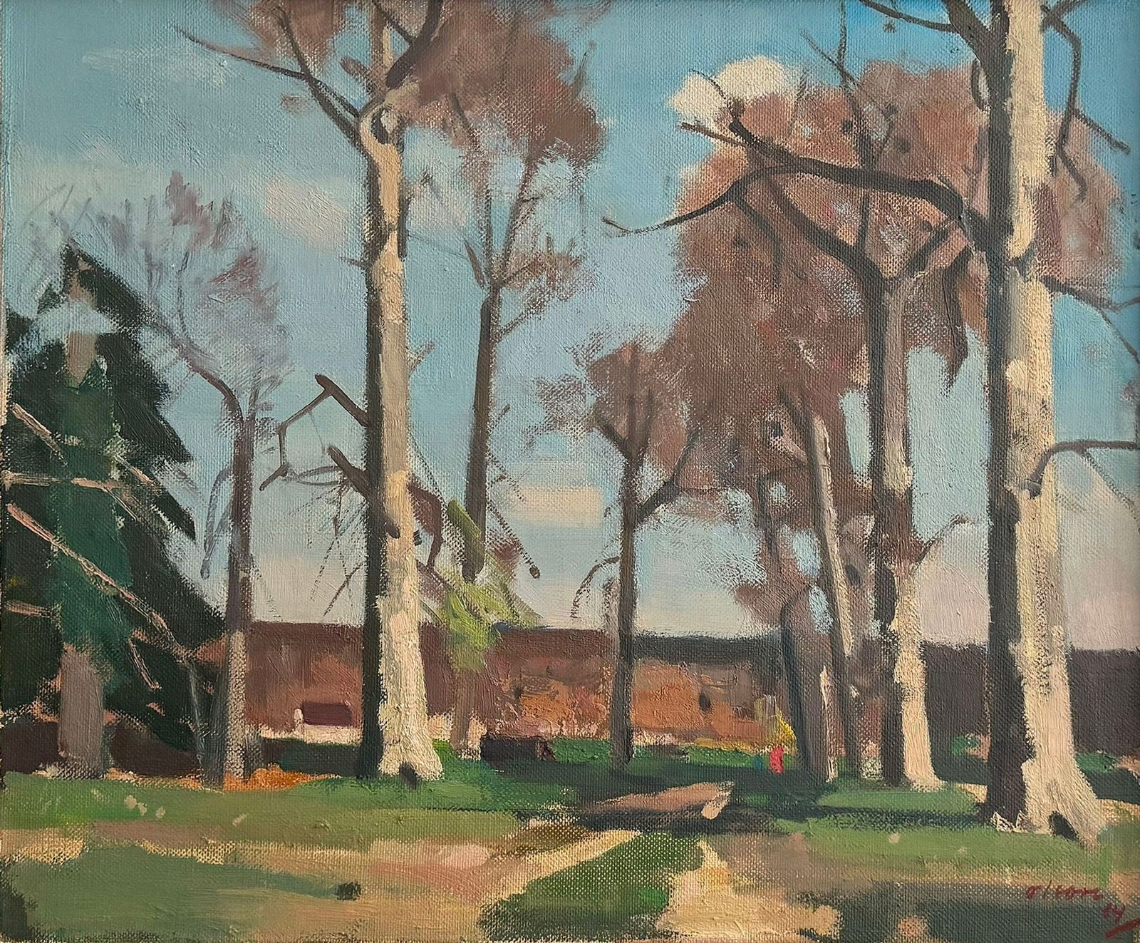 'Tracks Through The Trees, 1964' By Ove Olson photo furniture