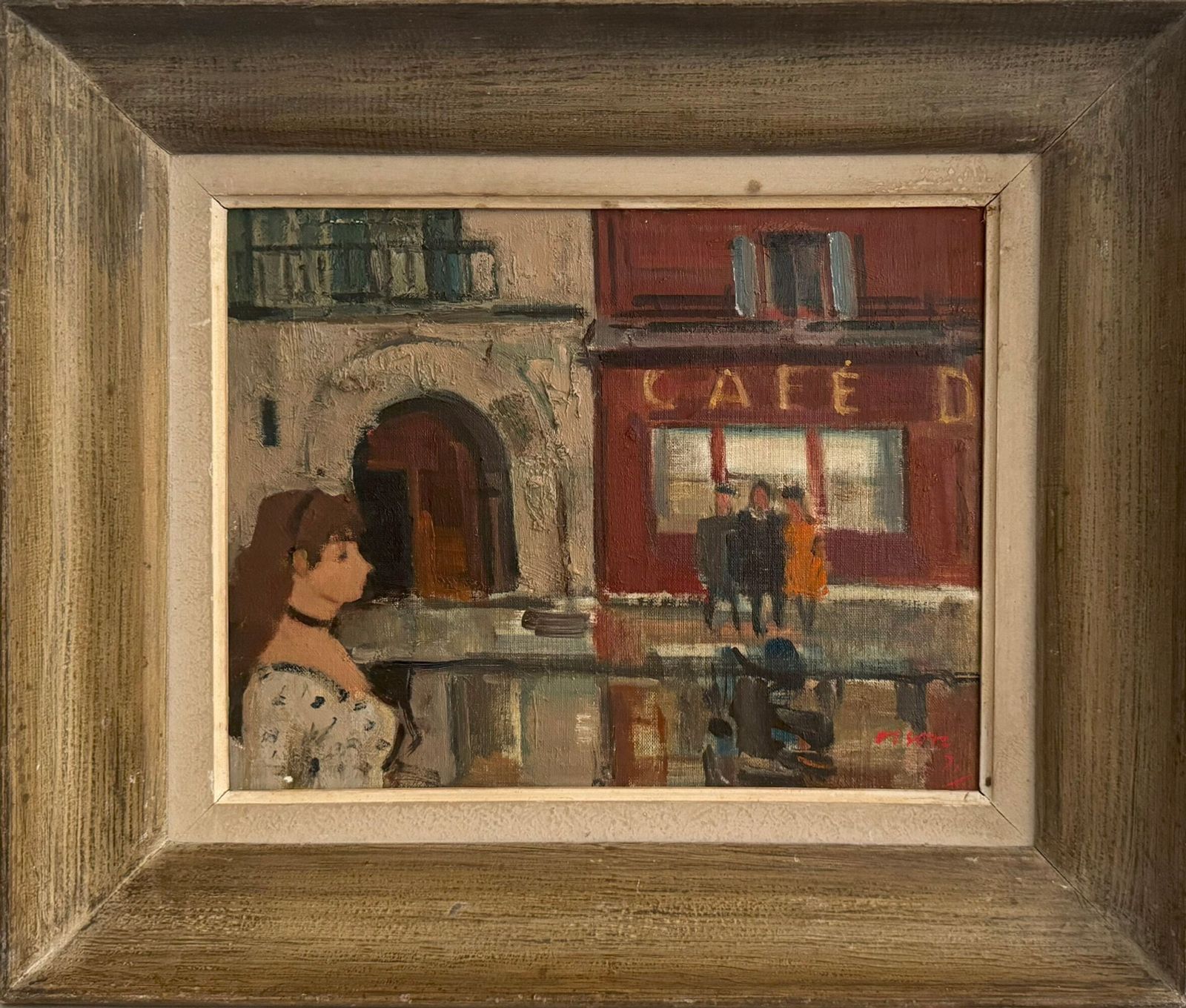 'A Girl In The Street, Paris, 1971' By Ove Olson