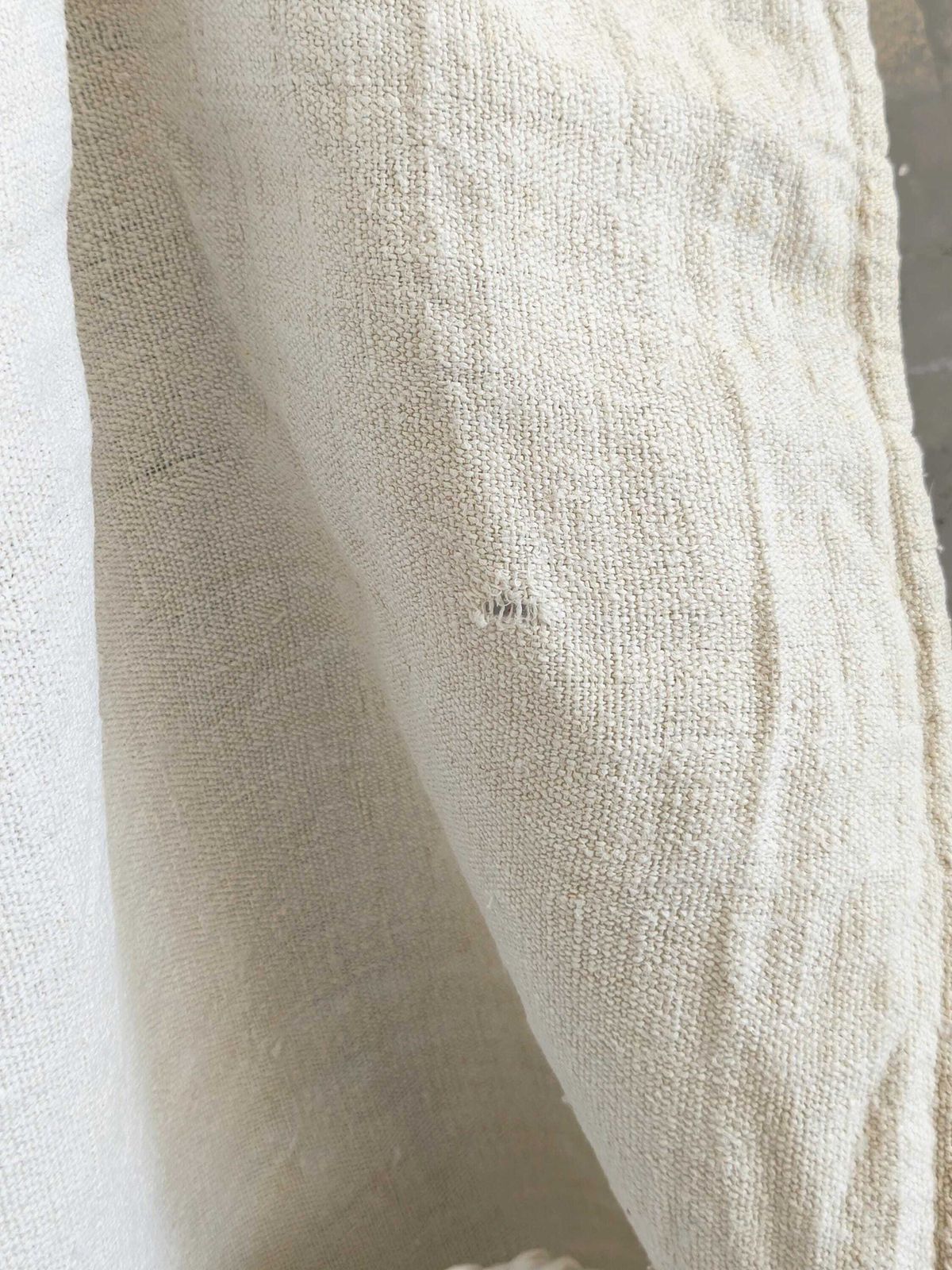 Antique Hemp Linen Throw, Linen Bedspread Summer Blanket, Farmhouse Homespun Linen, Sofa Bed Throw, Bedcover Bed Coverlet, Organic Bed Linen photo vinterior