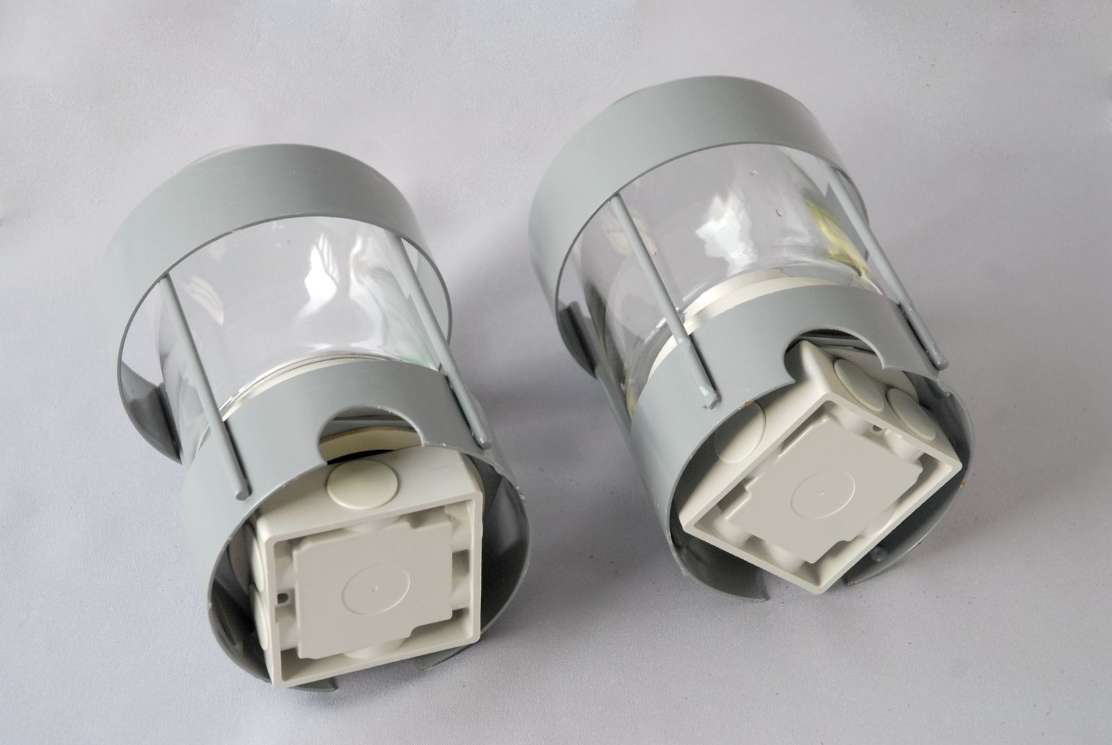 Model 244376 Ceiling Lamps By Jens Møller Jensen For Louis Poulsen, 1980s, Set Of 2 photo for sale