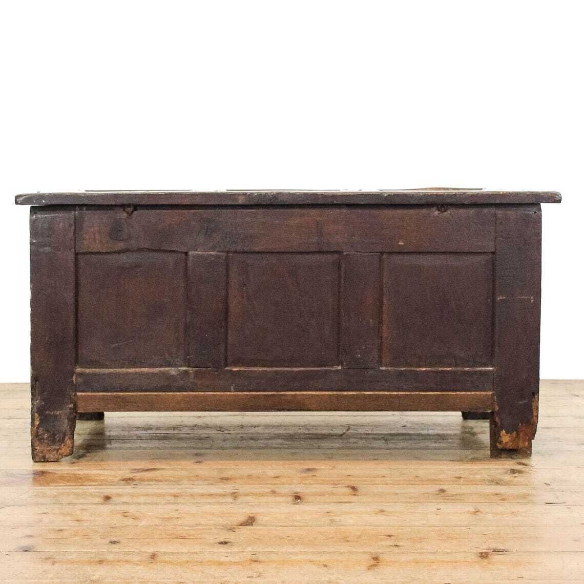 Antique Carved And Inlaid Oak Coffer  Antique Coffer  Antique Furniture Antiques  Antique Storage photo Furniture
