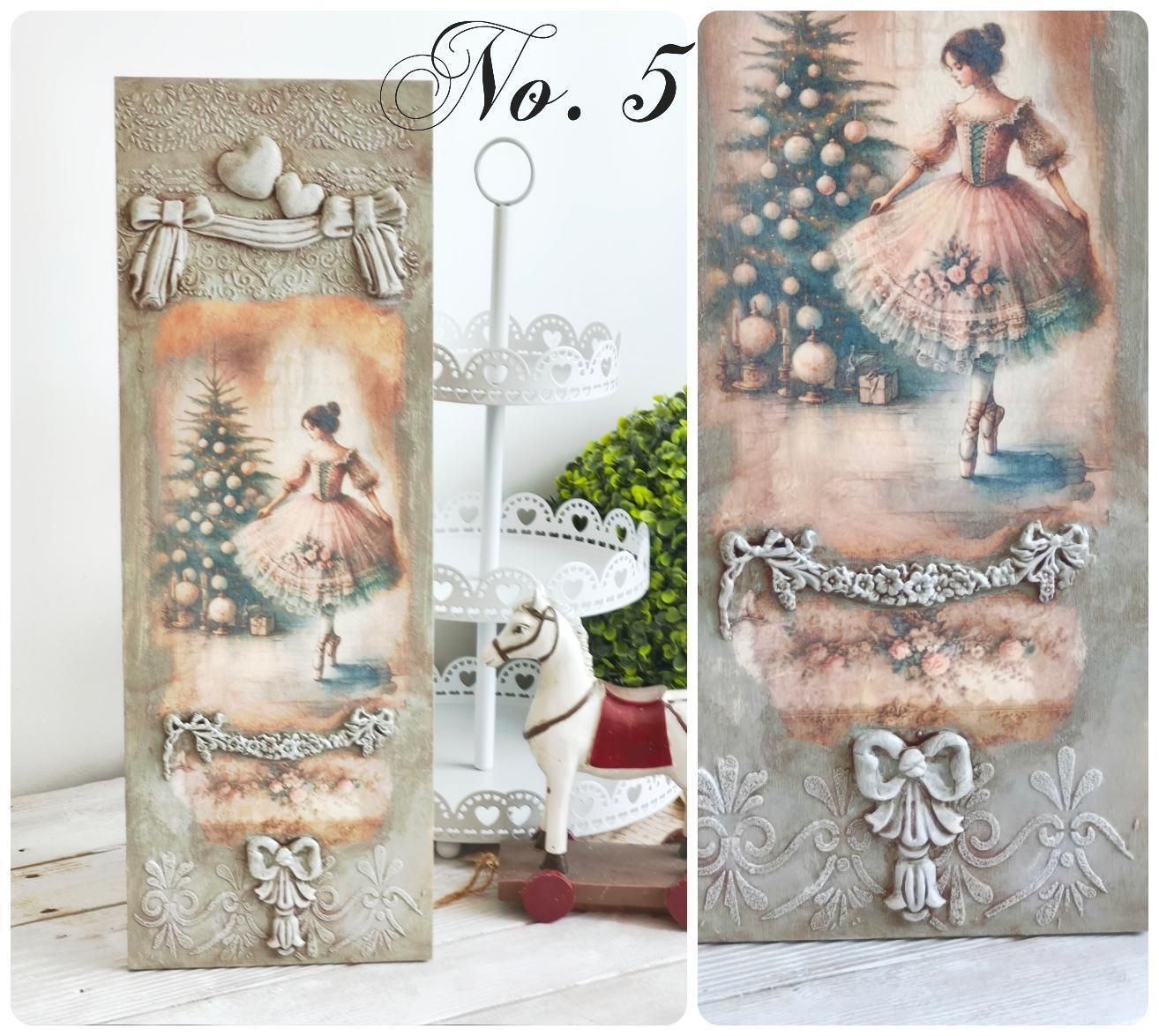 French Country Birds Wall Panel: Shabby Chic Ornate Wood Plaque photo vinterior