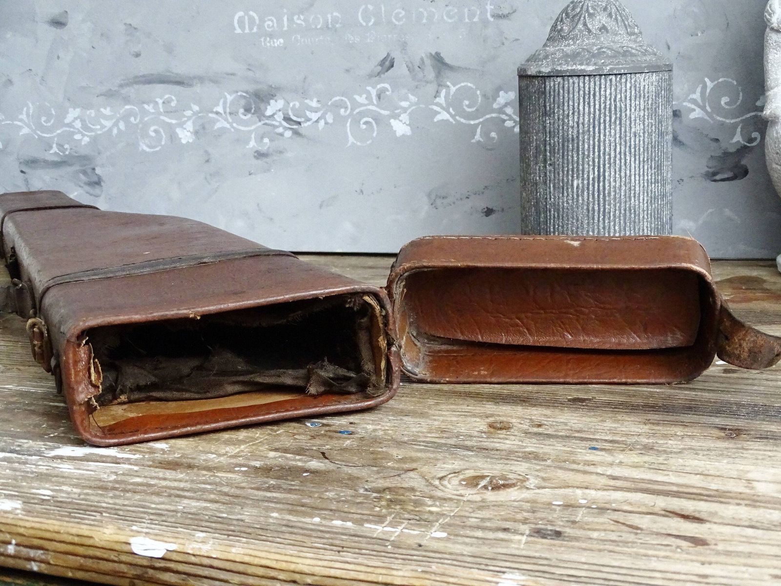 30s French Hunting Gun Case Leg Of Mutton, Hard Shotgun Gun Case, Gun Carrying Case, Weapon Case, Gun Cover, Gun Sleeve, Hunter Gift photo 81.0