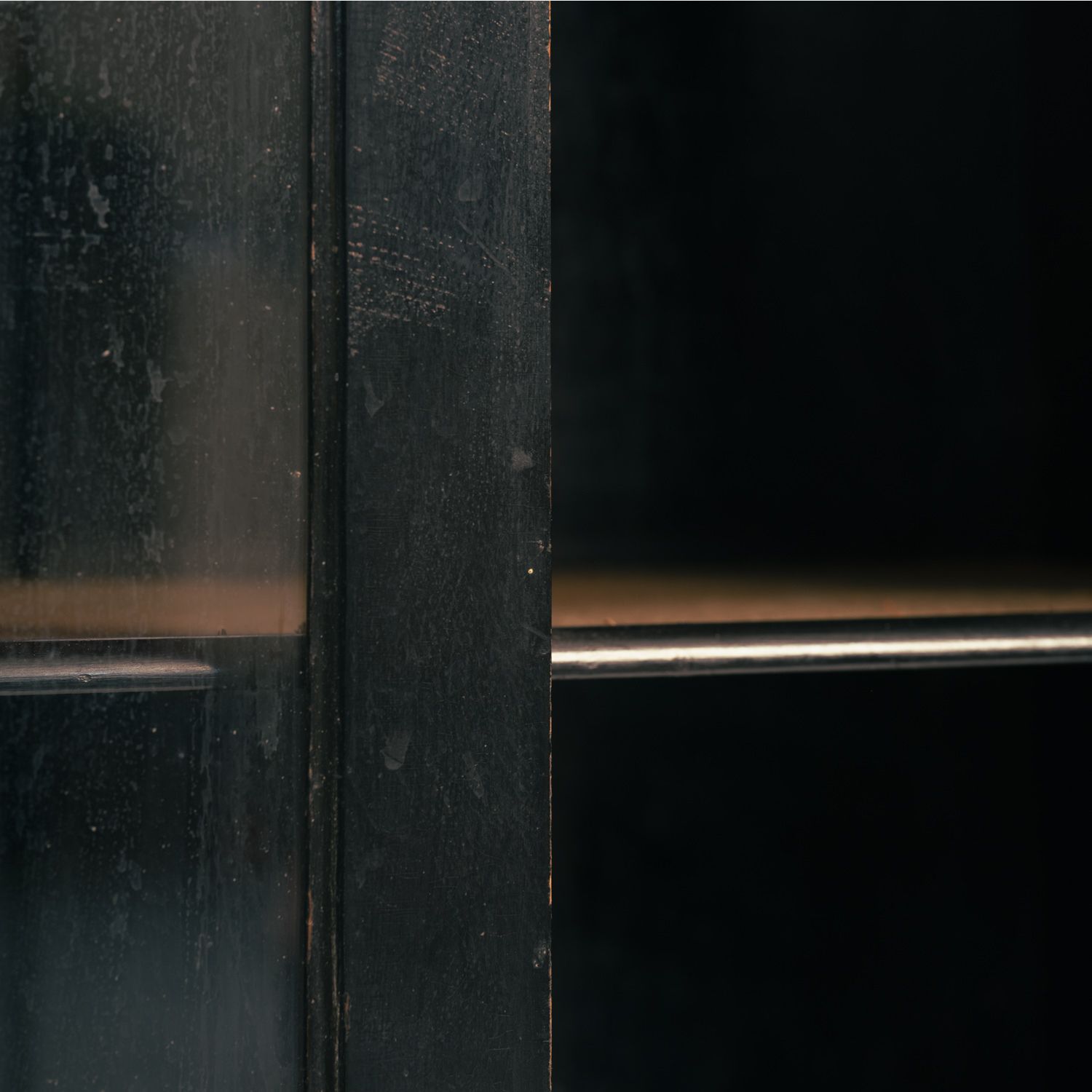 photo buy Arts & Crafts Parlour Cabinet In Black Ebonised Wood And Mirror Glass From Maddox & Co., England, 1910s