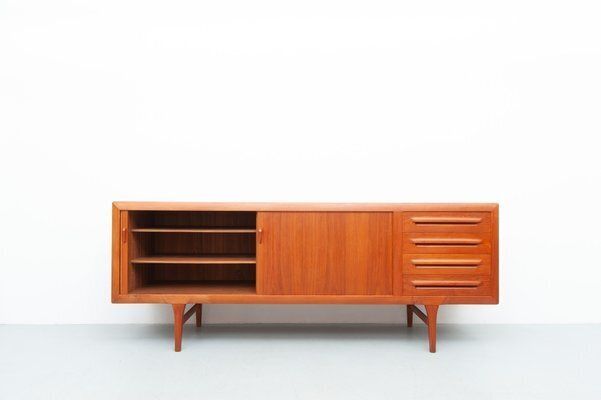 Teak Sideboard By Ib Kofod Larsen For Faarup Møbelfabrik, 1960s photo furniture