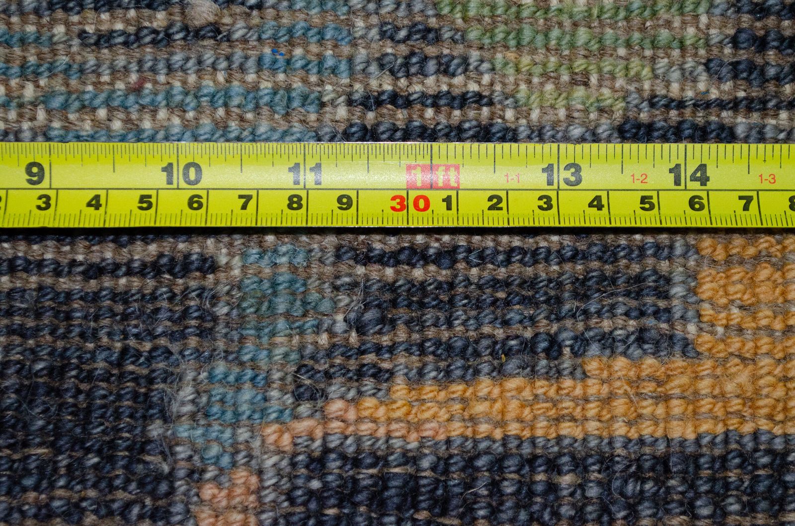 Antique Finished Ushak Carpet 357x309cm photo vinterior