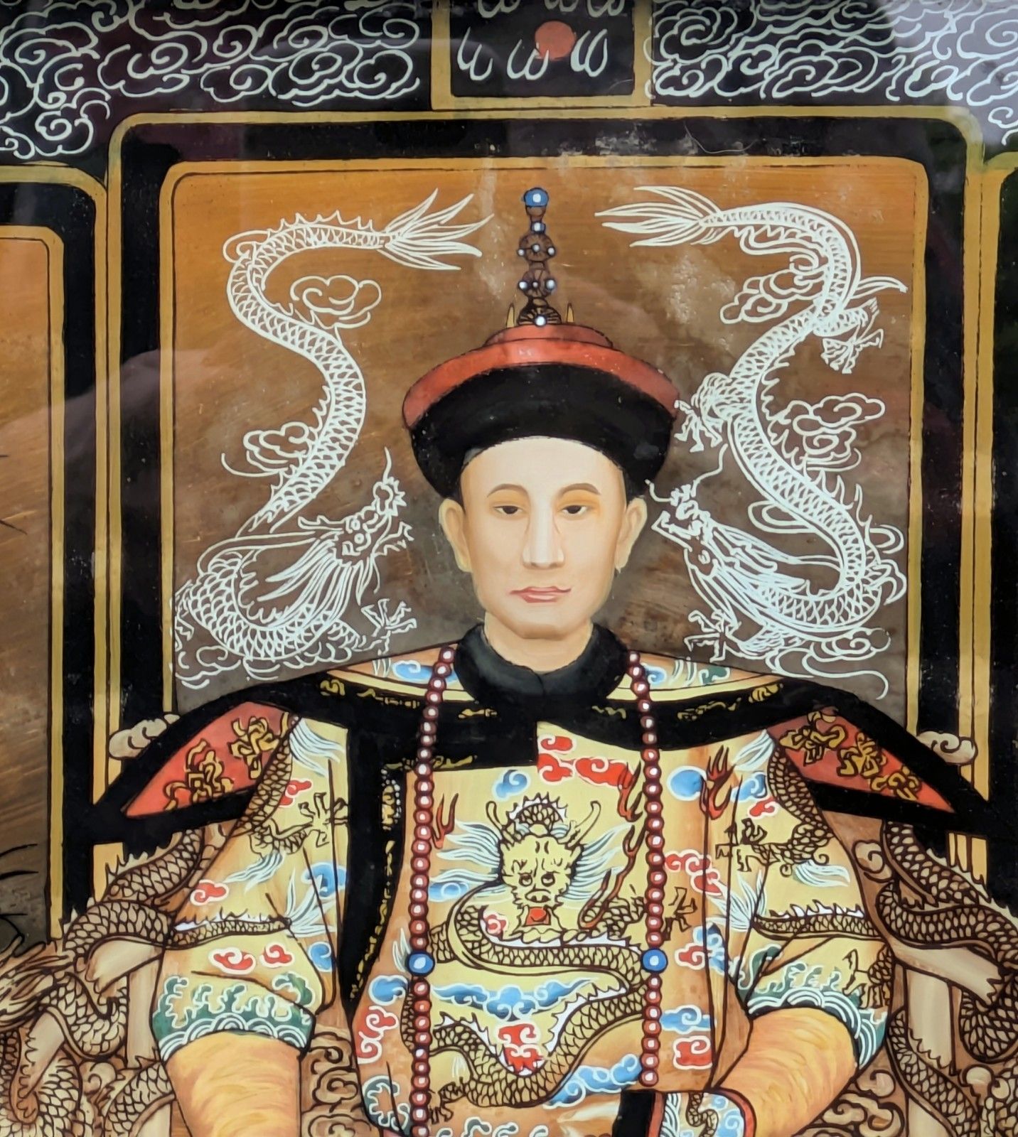 Good Chinese Painting On Glass Dignitary photo buy