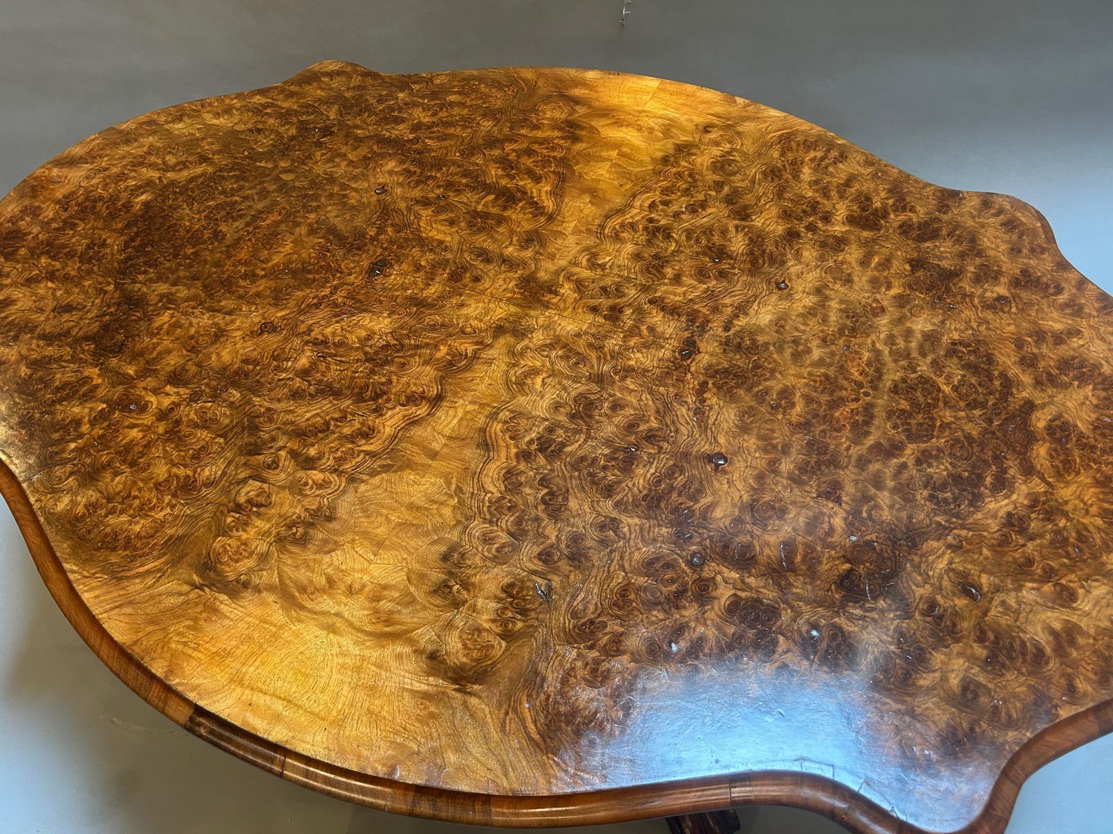 Victorian Burr Walnut Coffee Table photo buy