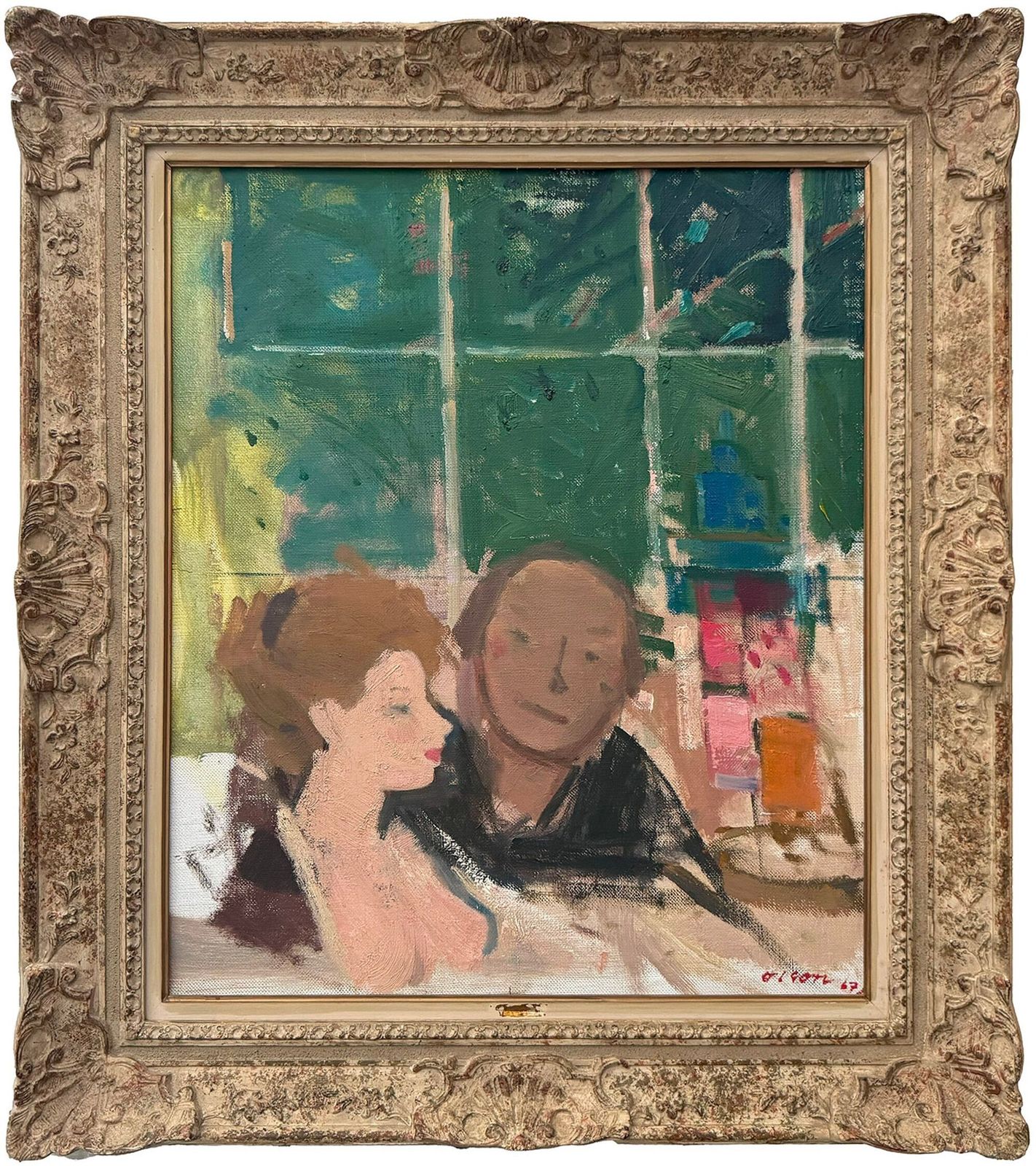 'The Artist With His Model, 1967' By Ove Olson