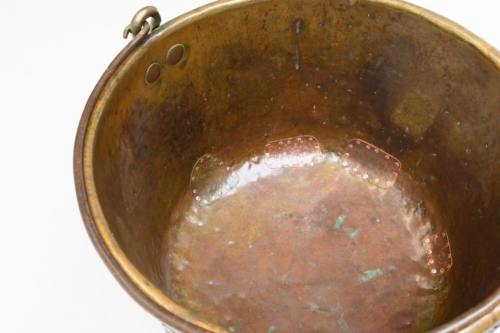 Copper Cauldron, 1800s, Antique photo 580.0