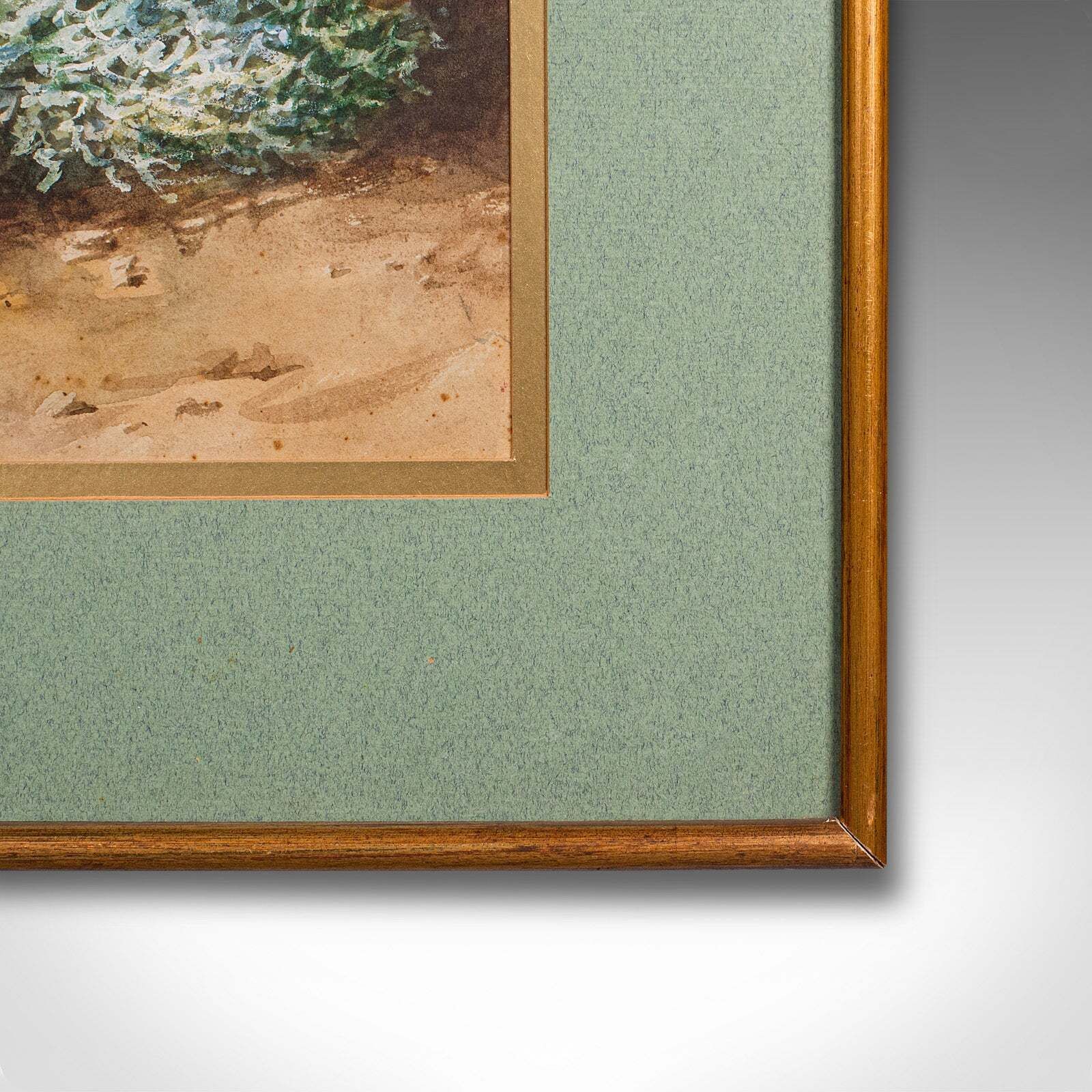 Vintage Still Life, English School, Watercolour, Flower Picture, Painting, Art photo vintage