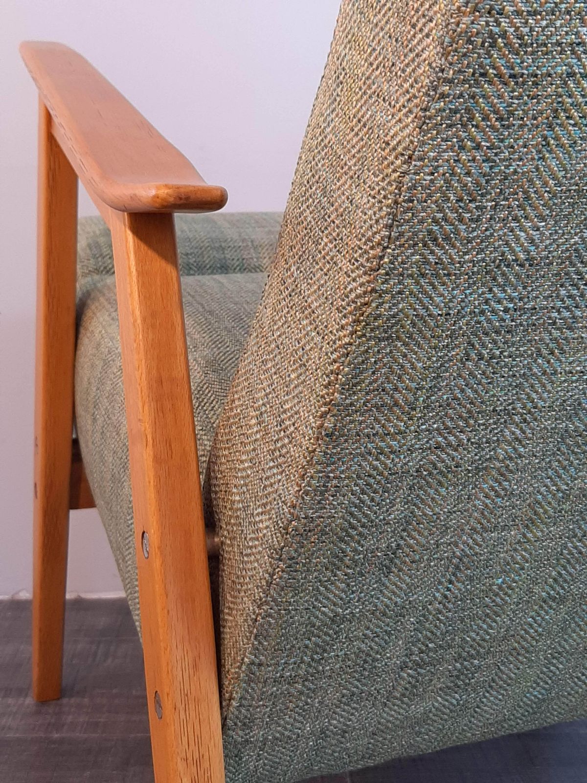 Furniture Pair Of Armchairs 6956 By Interier Praha, Czech Mid Century 1960s photo