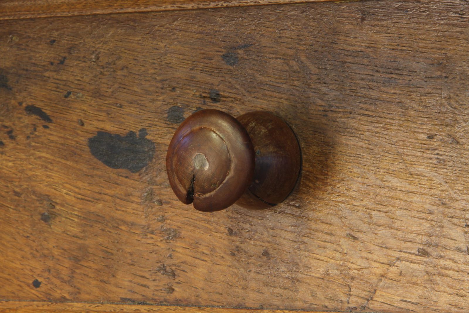 photo buy Baroque Antique Nordic Provincial Oak Table 1800s Rustic Farmhouse, Rich Patina