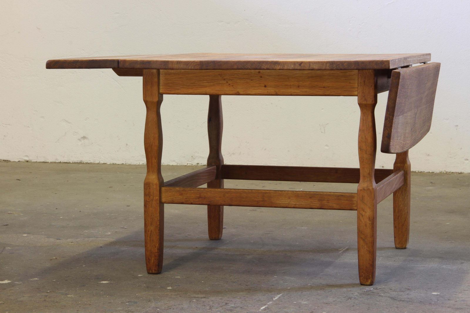 1960s Mid Century Brutalist Danish Coffee Table In Oak Attributed To Kjærnulf photo 790.0