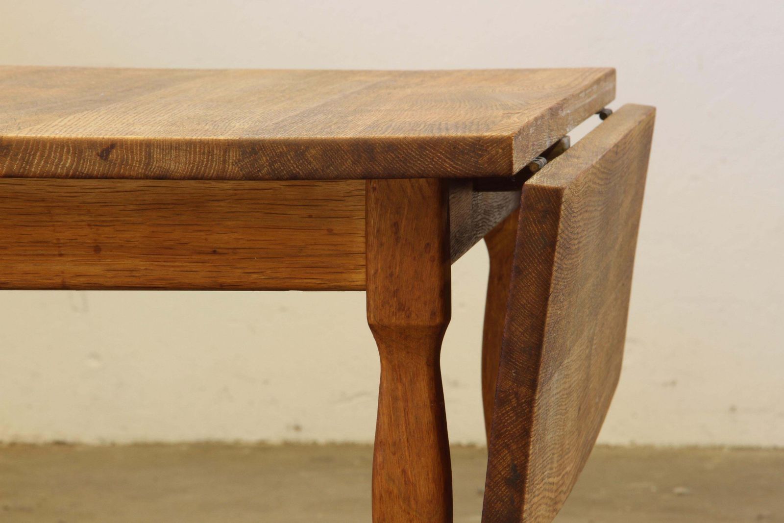 Furniture 1960s Mid Century Brutalist Danish Coffee Table In Oak Attributed To Kjærnulf photo