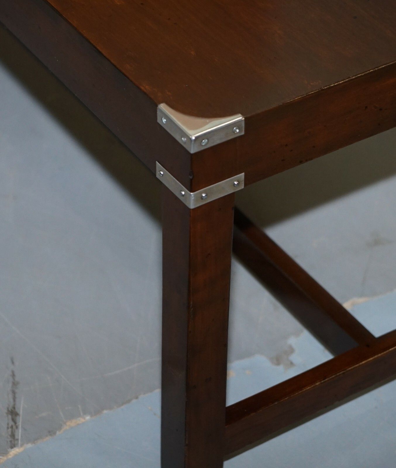 photo furniture Luxury Rrp £2400 Kennedy Harrods London Military Campaign Coffee Cocktail Table