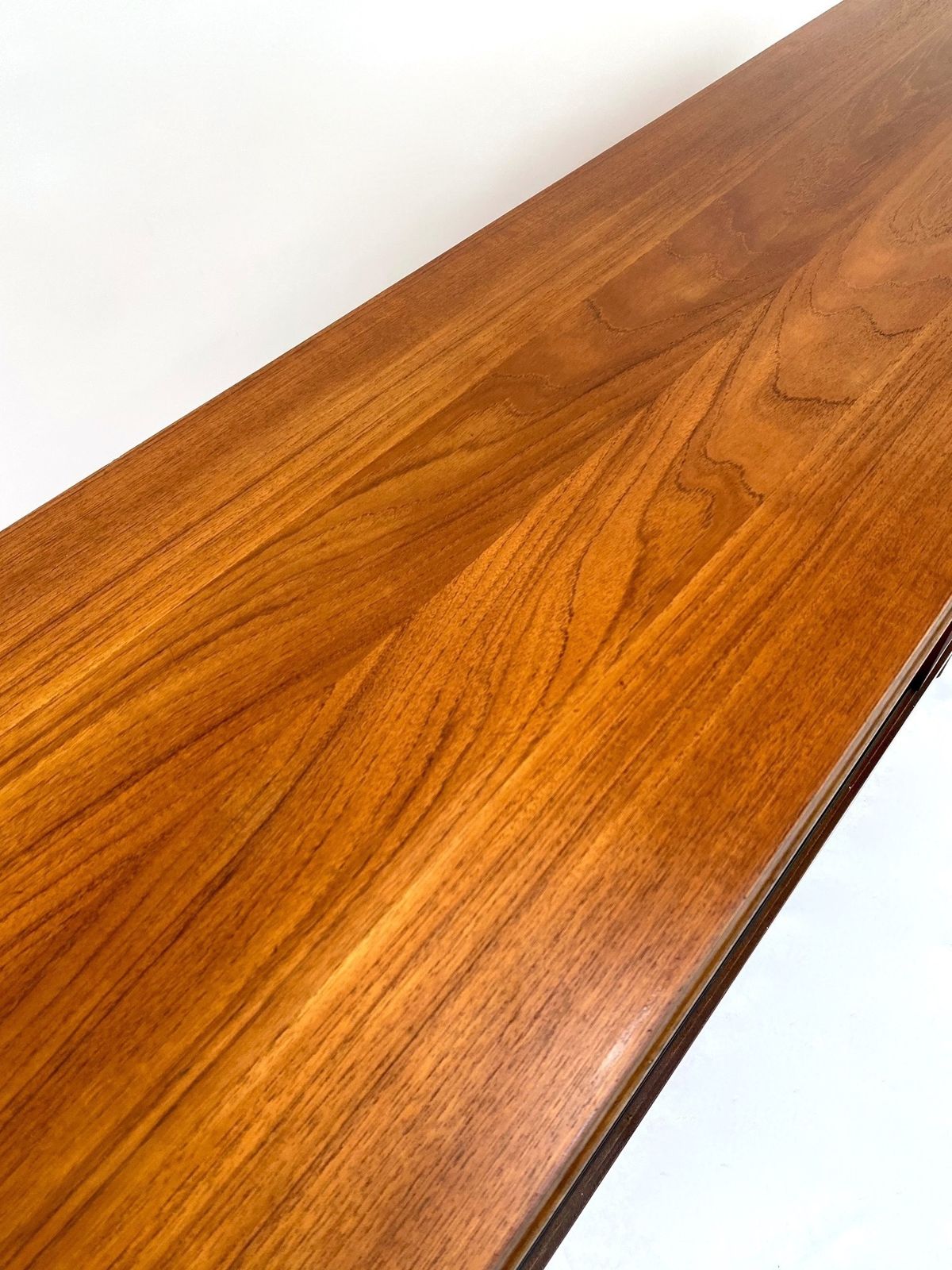 British Elliots Of Newbury Large Teak Sideboard With Sliding Doors Mid Century 1960s photo for sale