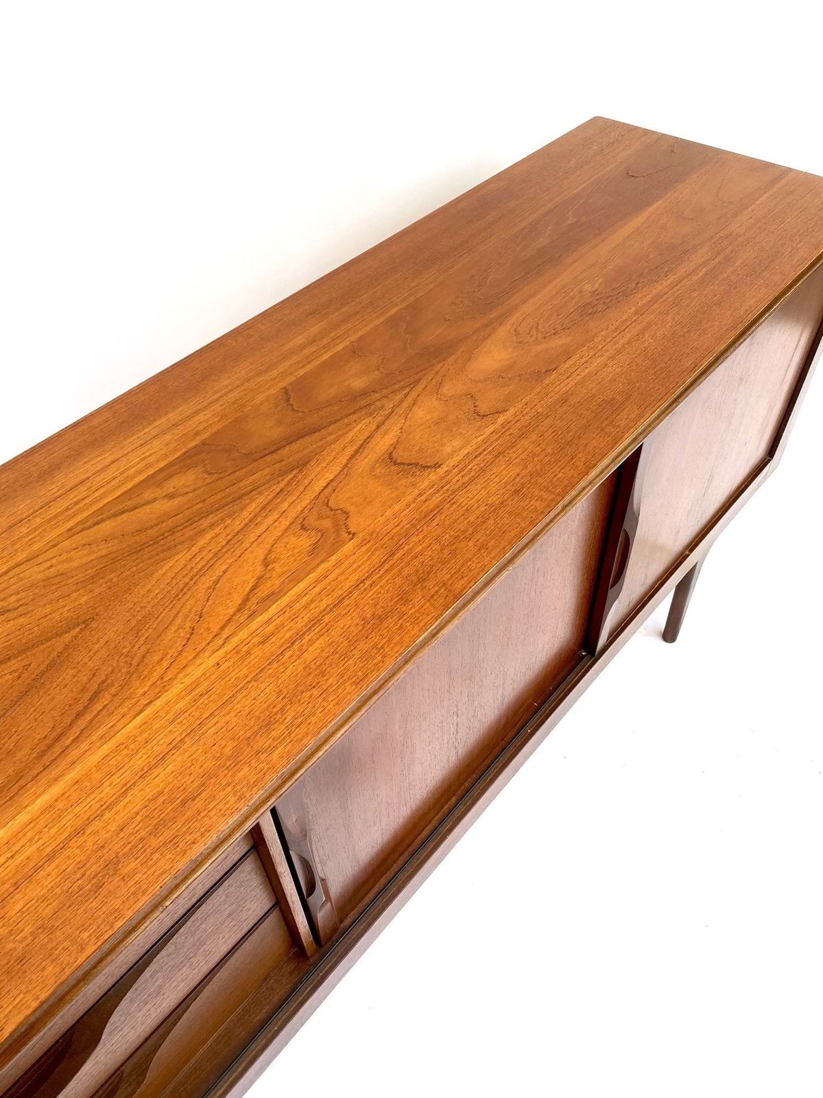 British Elliots Of Newbury Large Teak Sideboard With Sliding Doors Mid Century 1960s photo 1650.0