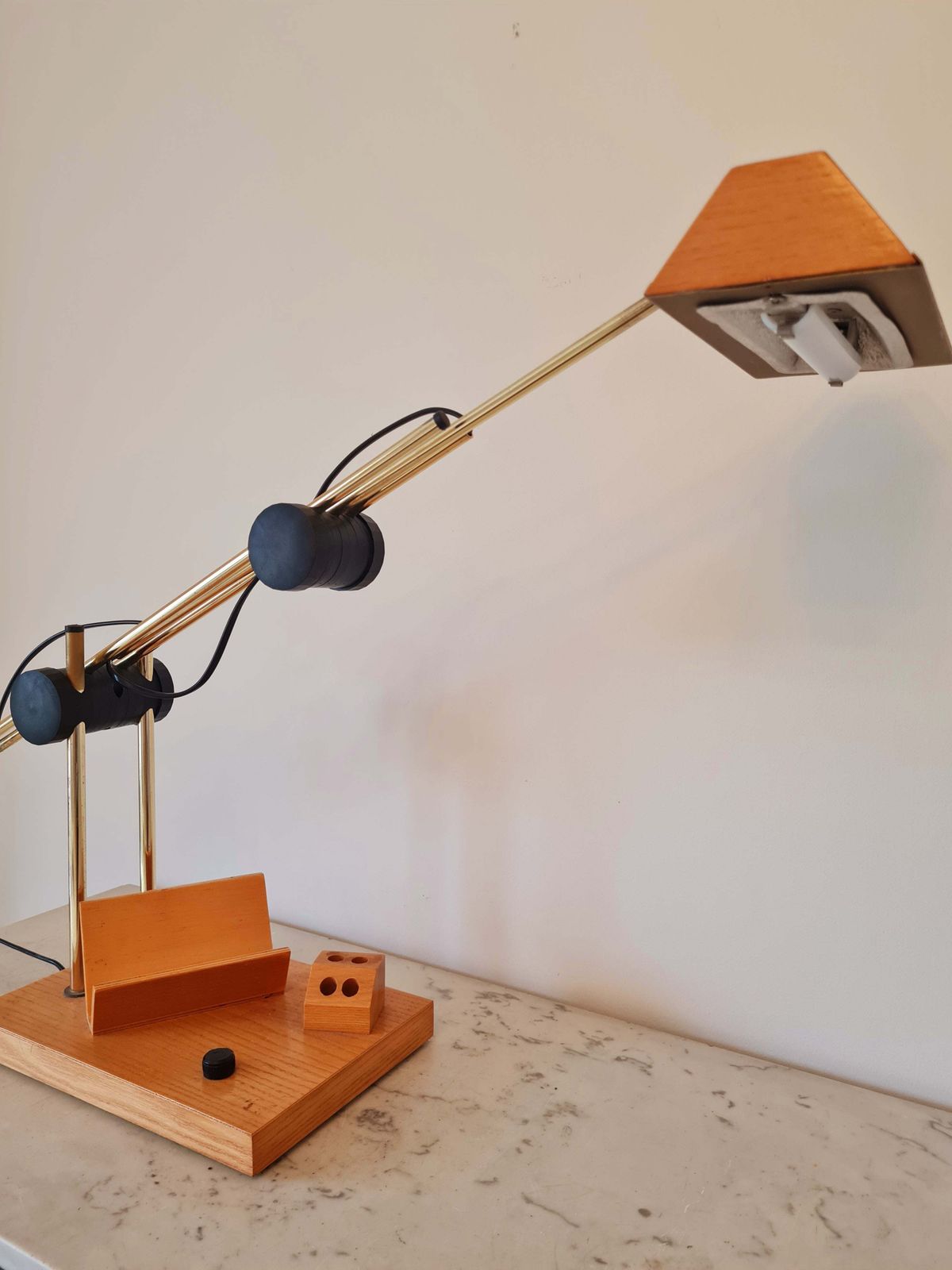 Vintage Italian Architects Desk Lamp photo vinterior