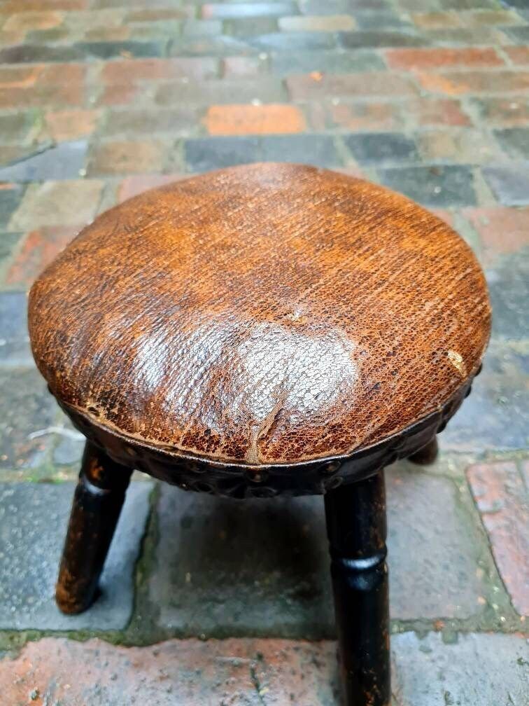 Beautiful Victorian Ebonised Foot Stool photo for sale