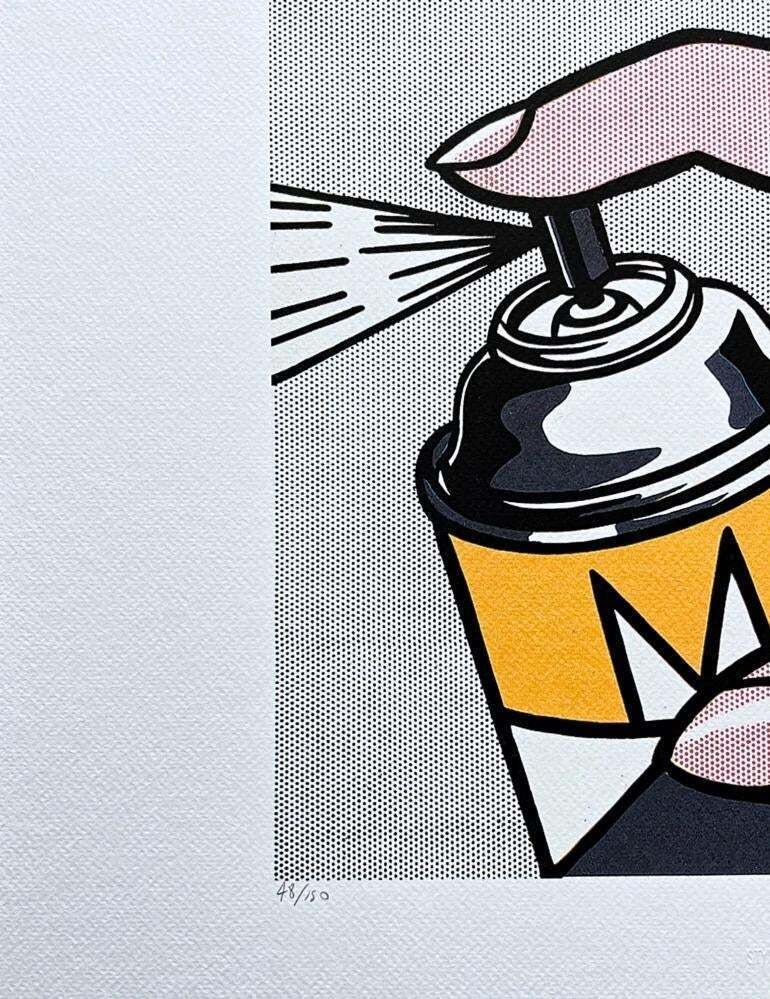 Roy Lichtenstein, "Spray II", 1990s, Silk Screen photo furniture