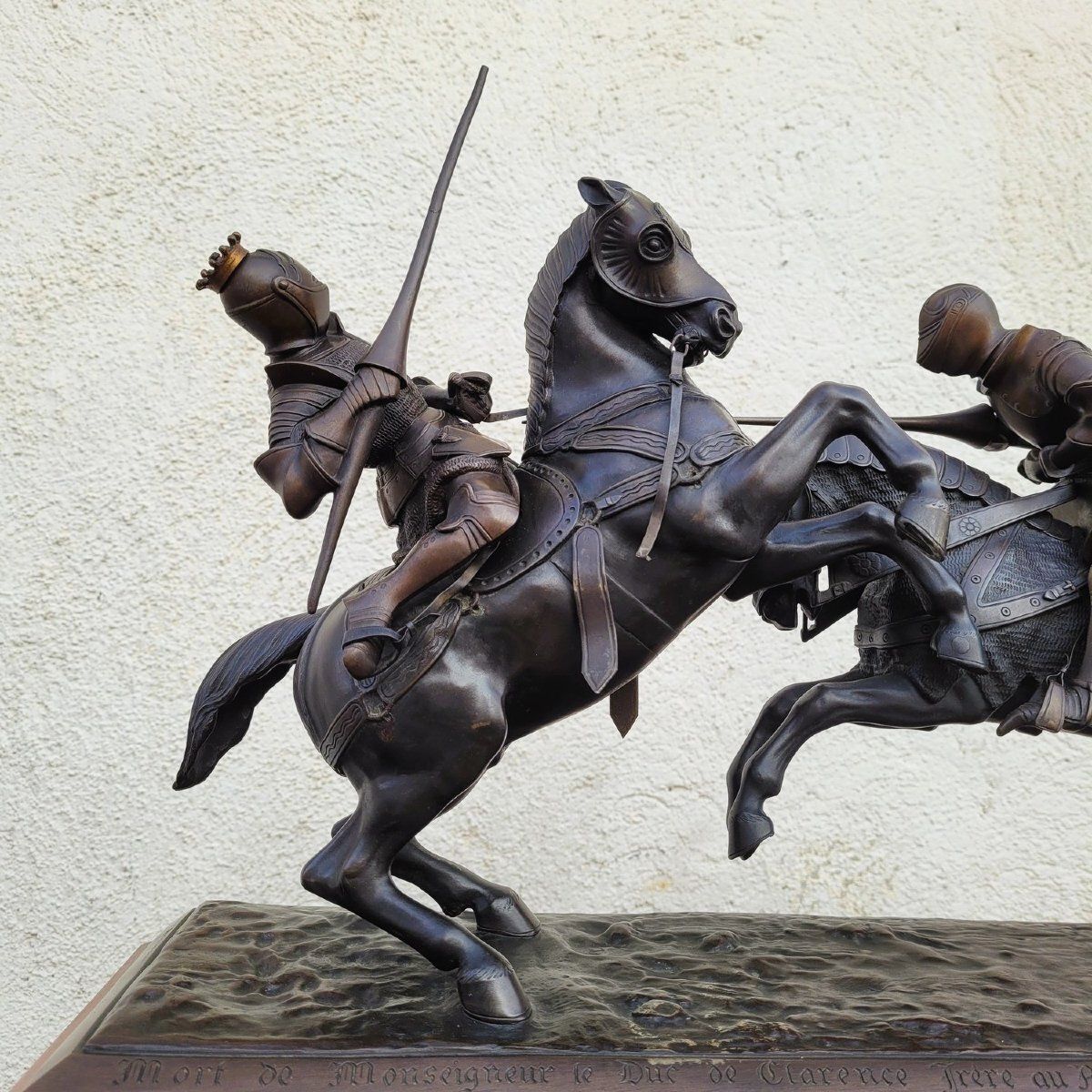 Model Of Nieuwerkerke, Battle Of The Duke Of Clarence, Bronze, Late 19th Century photo buy