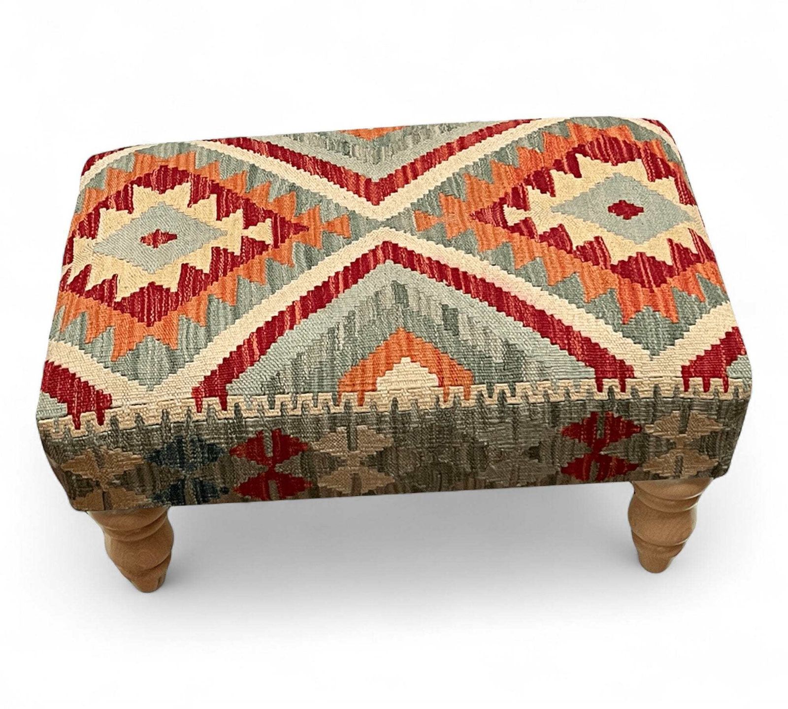 Kilim Stool 60cmsx40cms, Boho